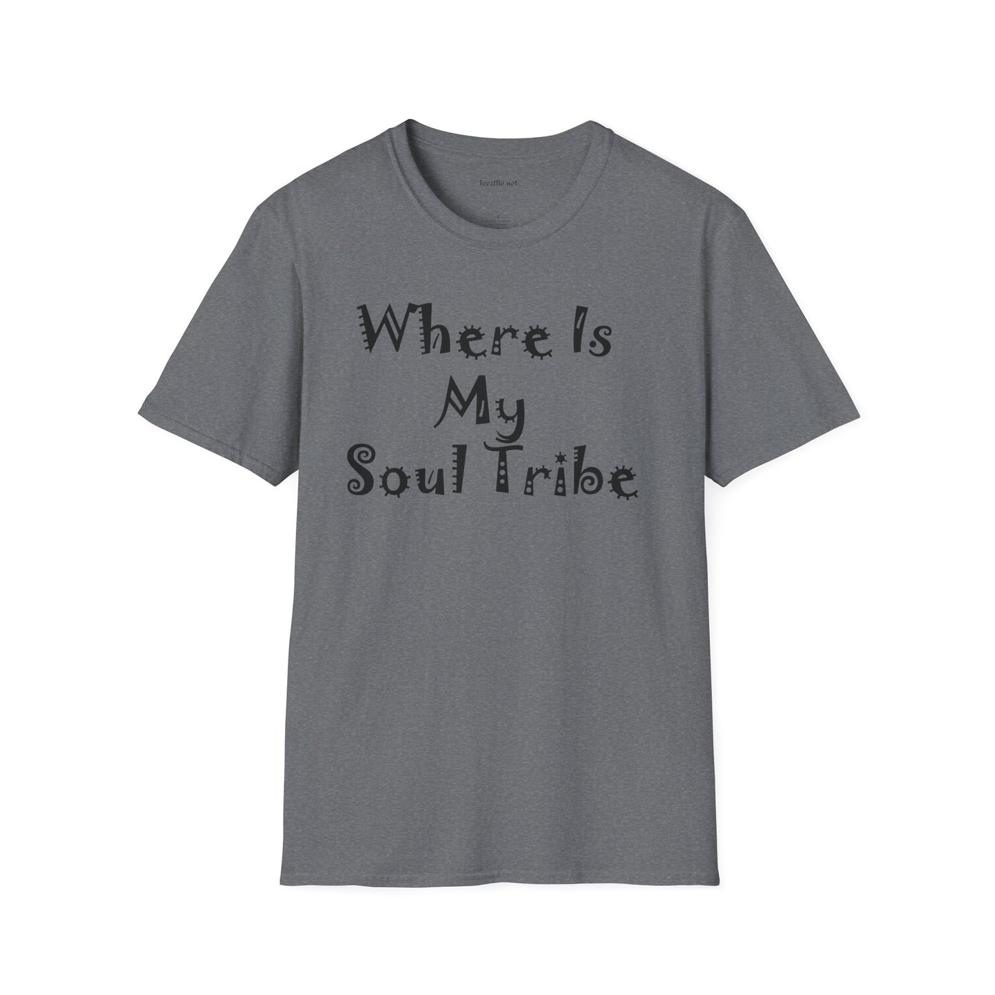 Where Is My Soul Tribe 03 Unisex Soft Style T-Shirt 100% Cotton Graphic