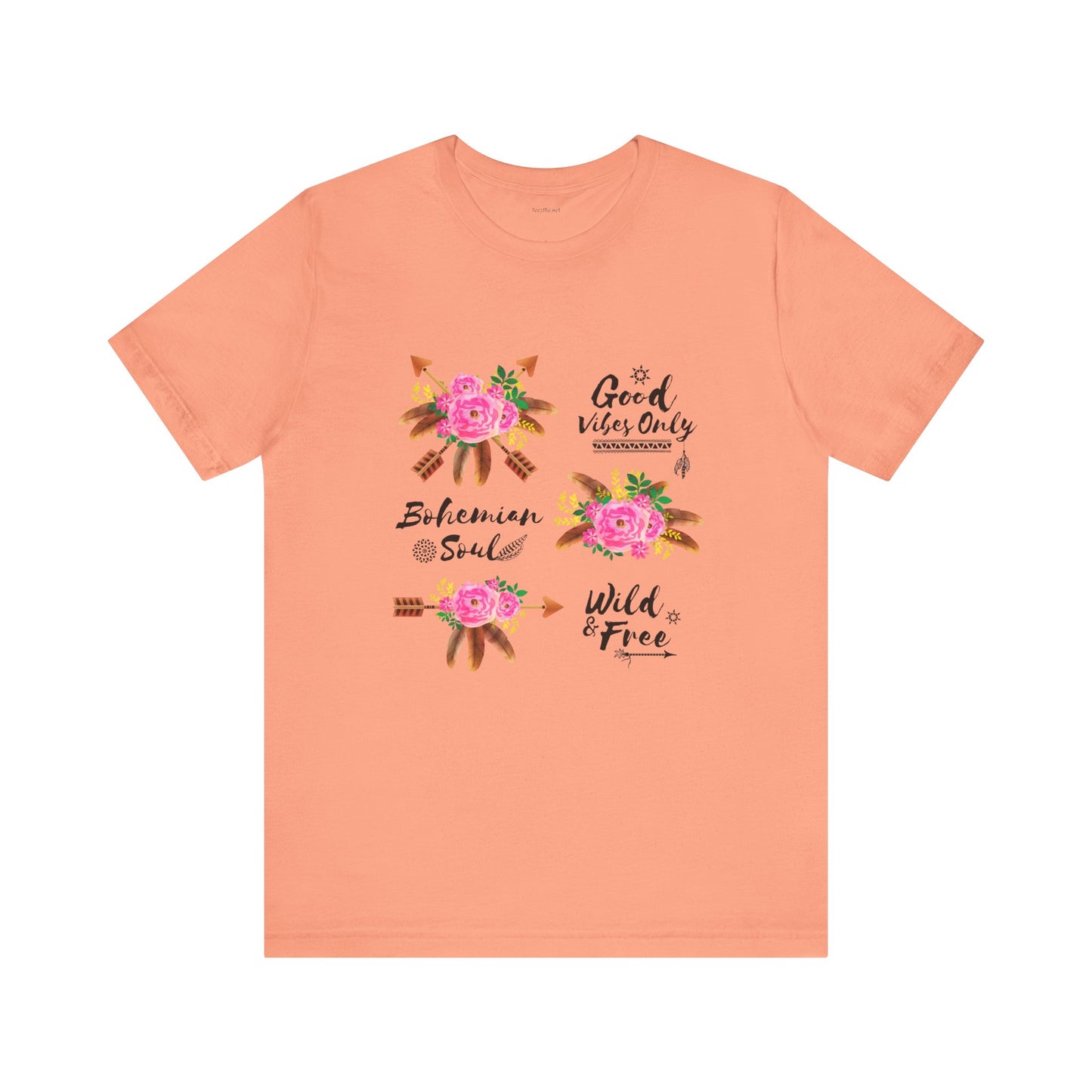 Wild & Free - Unisex Jersey Short Sleeve Tee #BOHO