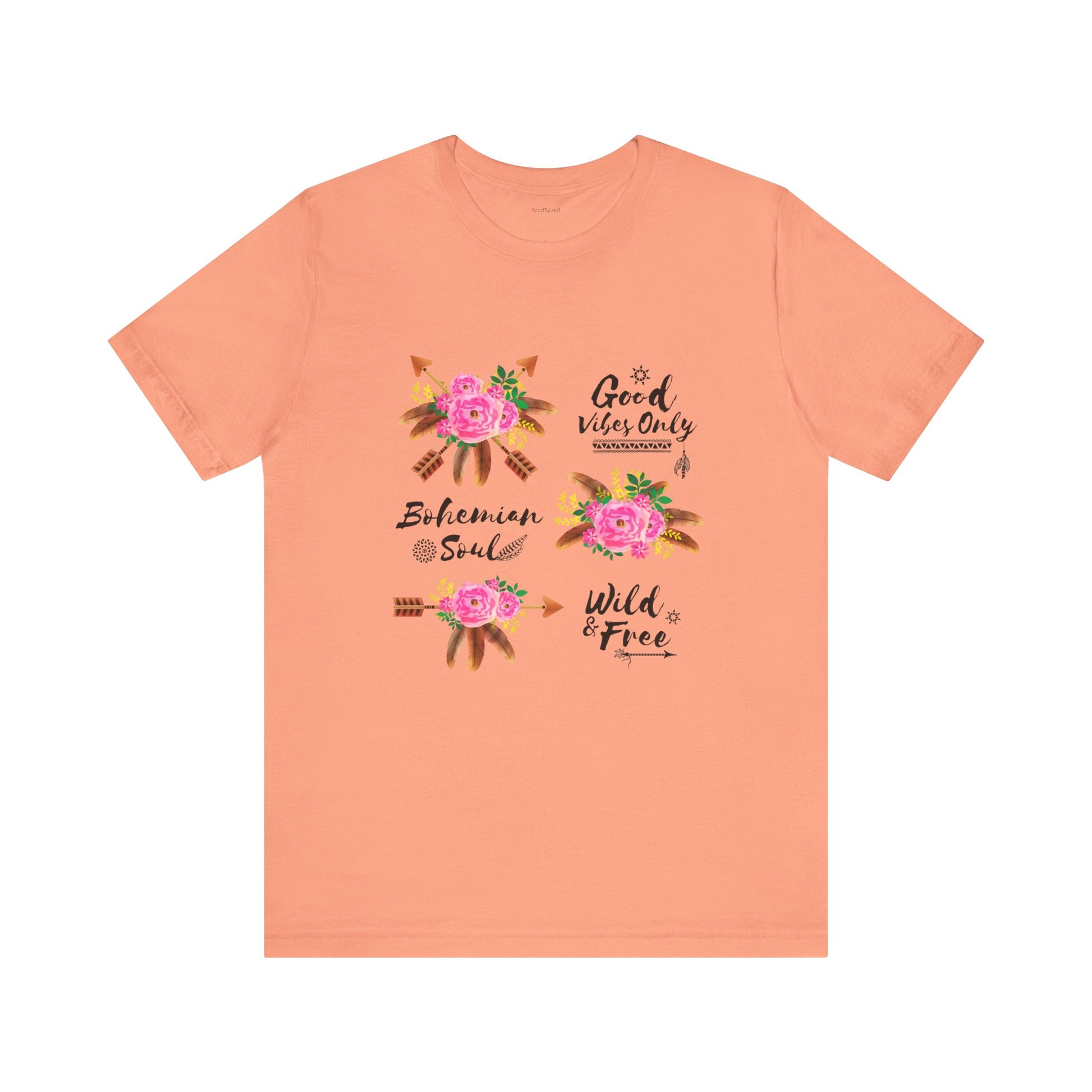 Wild & Free - Unisex Jersey Short Sleeve Tee #BOHO