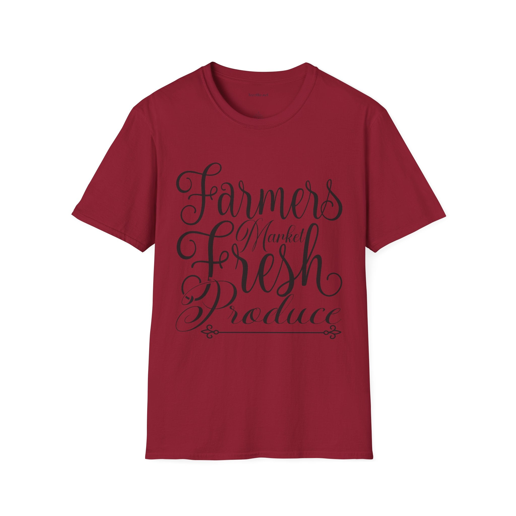 Farmers Market Fresh Produce Unisex Soft Style T-Shirt 100% Cotton Graphic