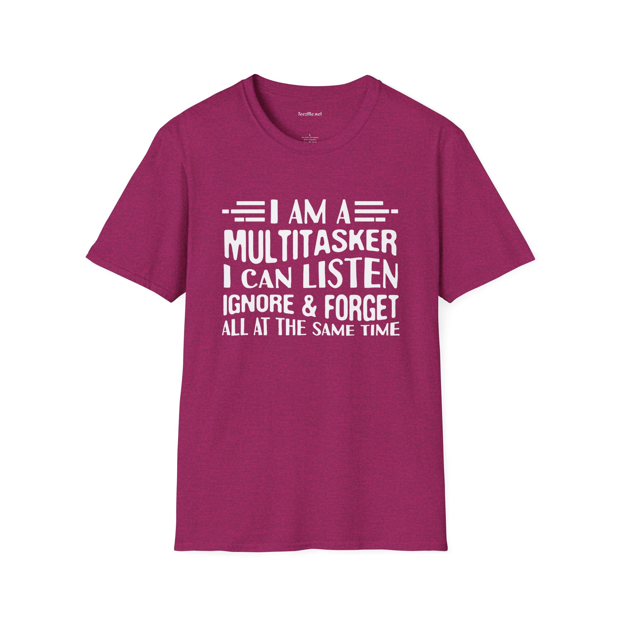 MultiTasker Unisex SoftStyle T-Shirt 100% Cotton