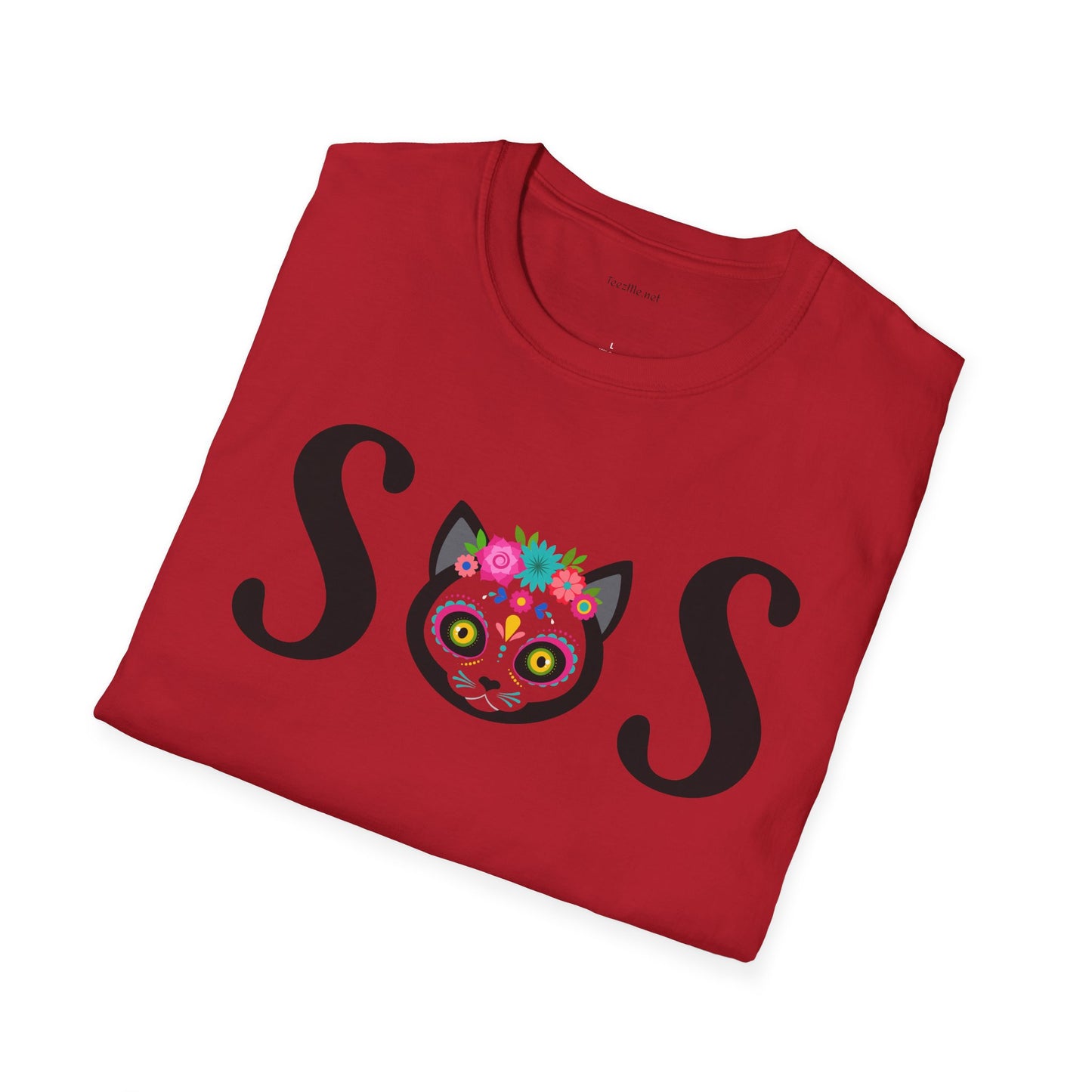 S O S - Unisex Softstyle T-Shirt 100% Cotton Graphic