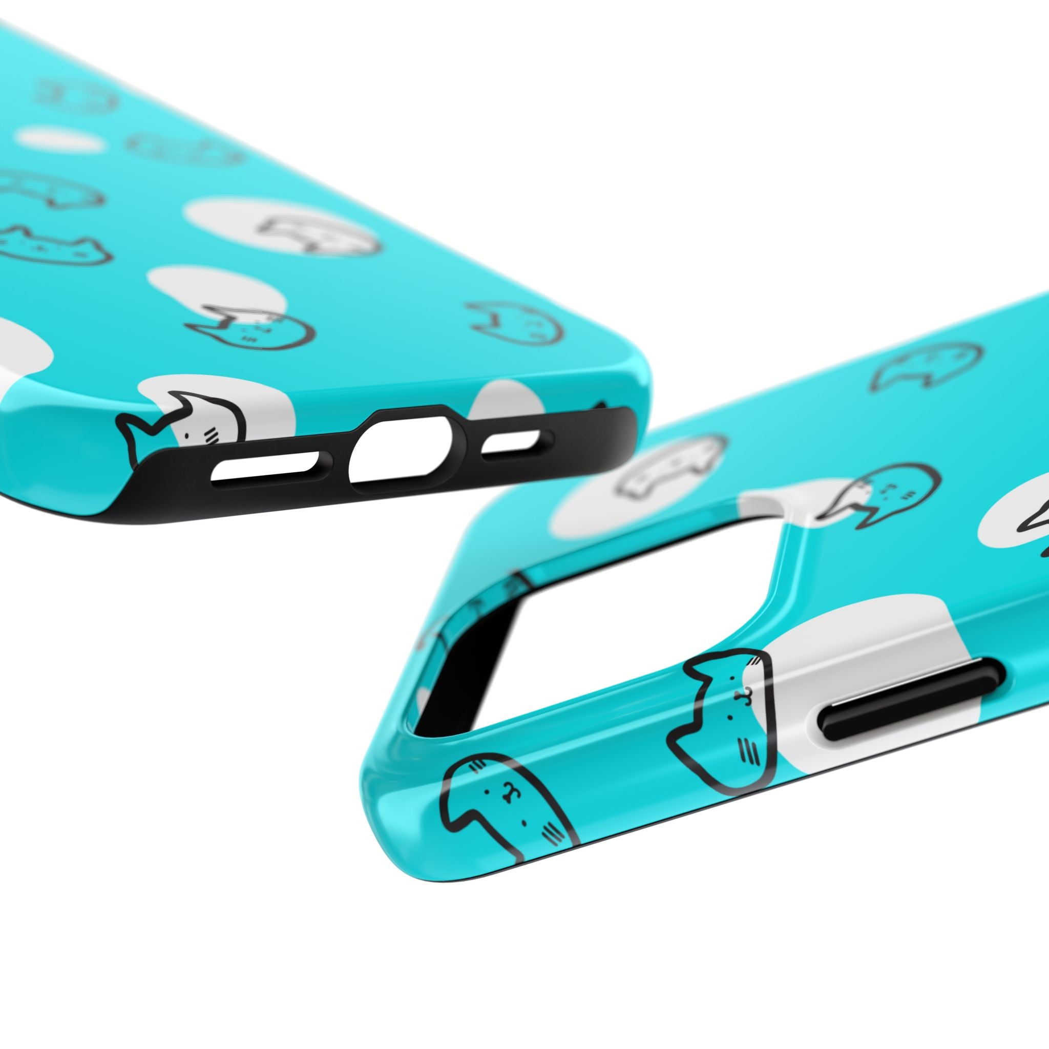 Cute Cat Pattern Cell Phone Case Tough Phone Cases