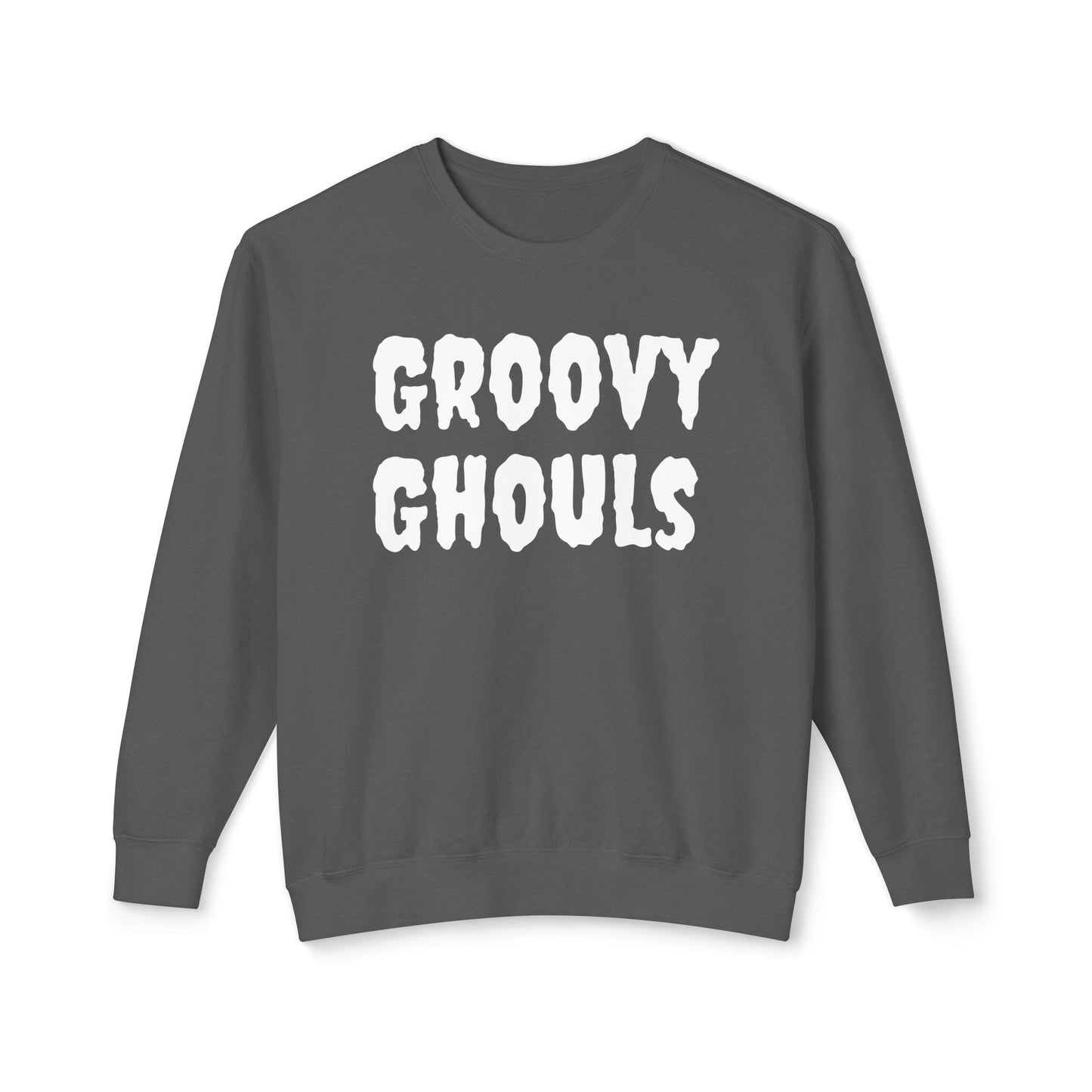 Groovy Ghouls - Unisex Lightweight Crewneck Sweatshirt