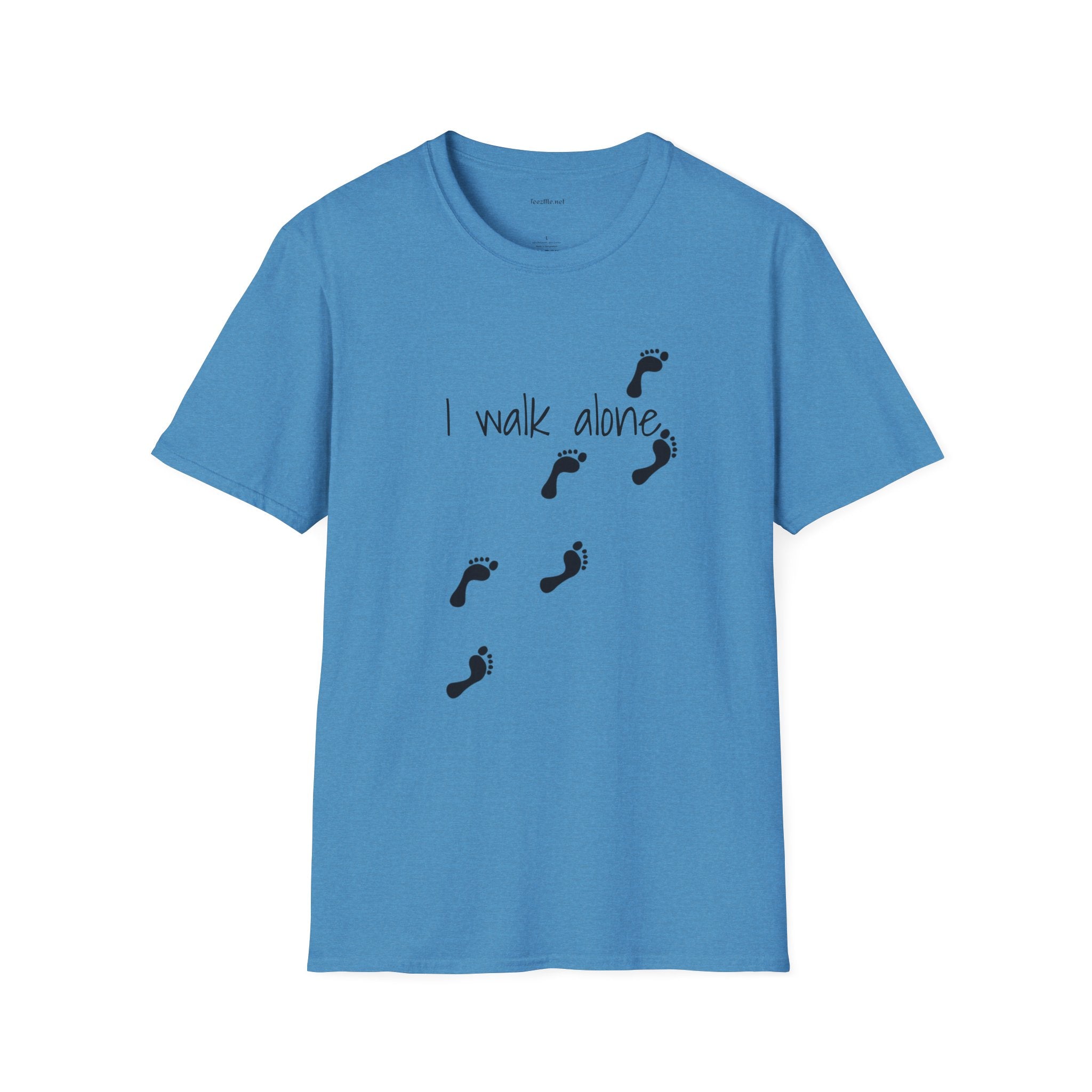 I walk alone - Unisex Softstyle T-Shirt 100% Cotton Graphic