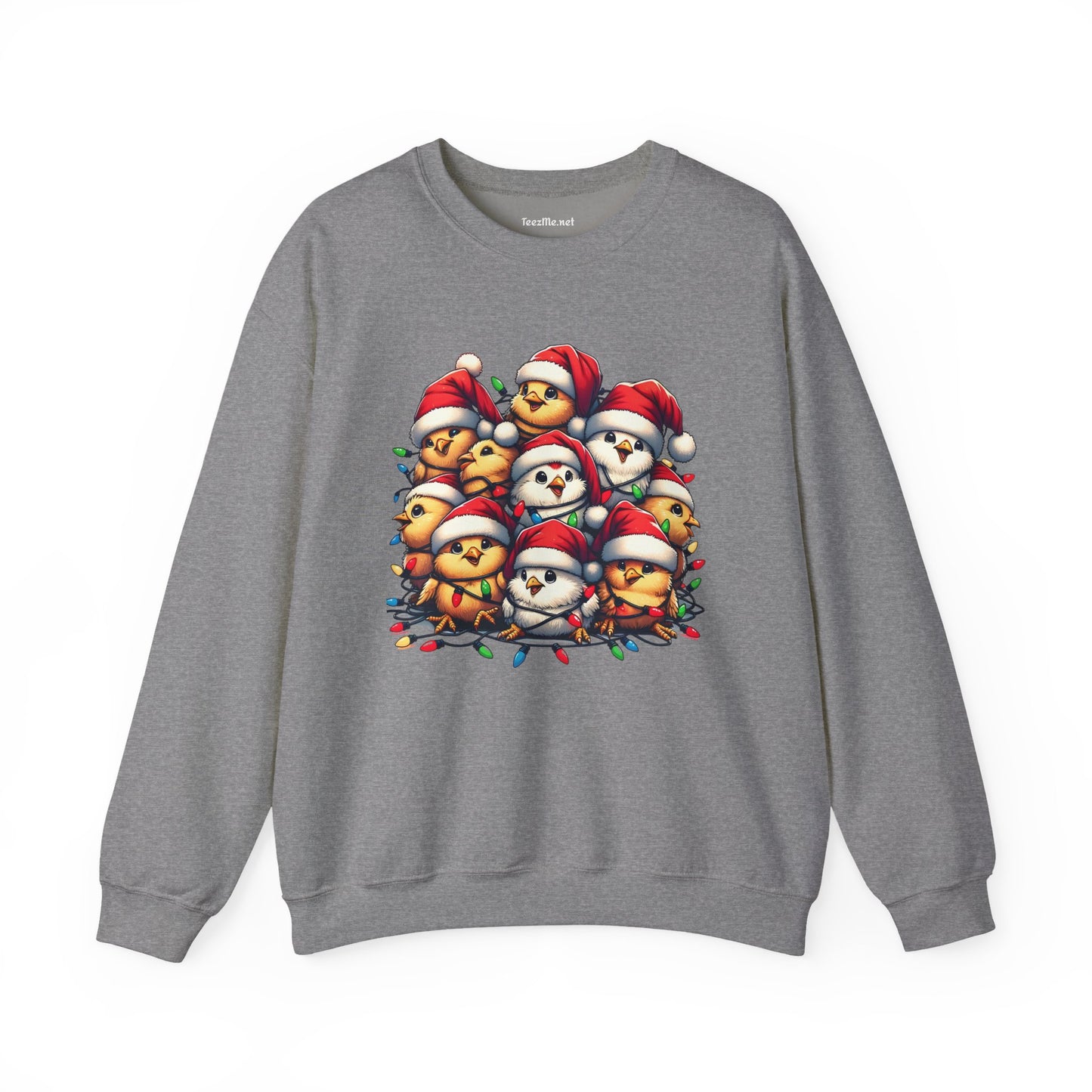 Holiday Chickens Unisex Heavy Blend™ Crewneck Sweatshirt