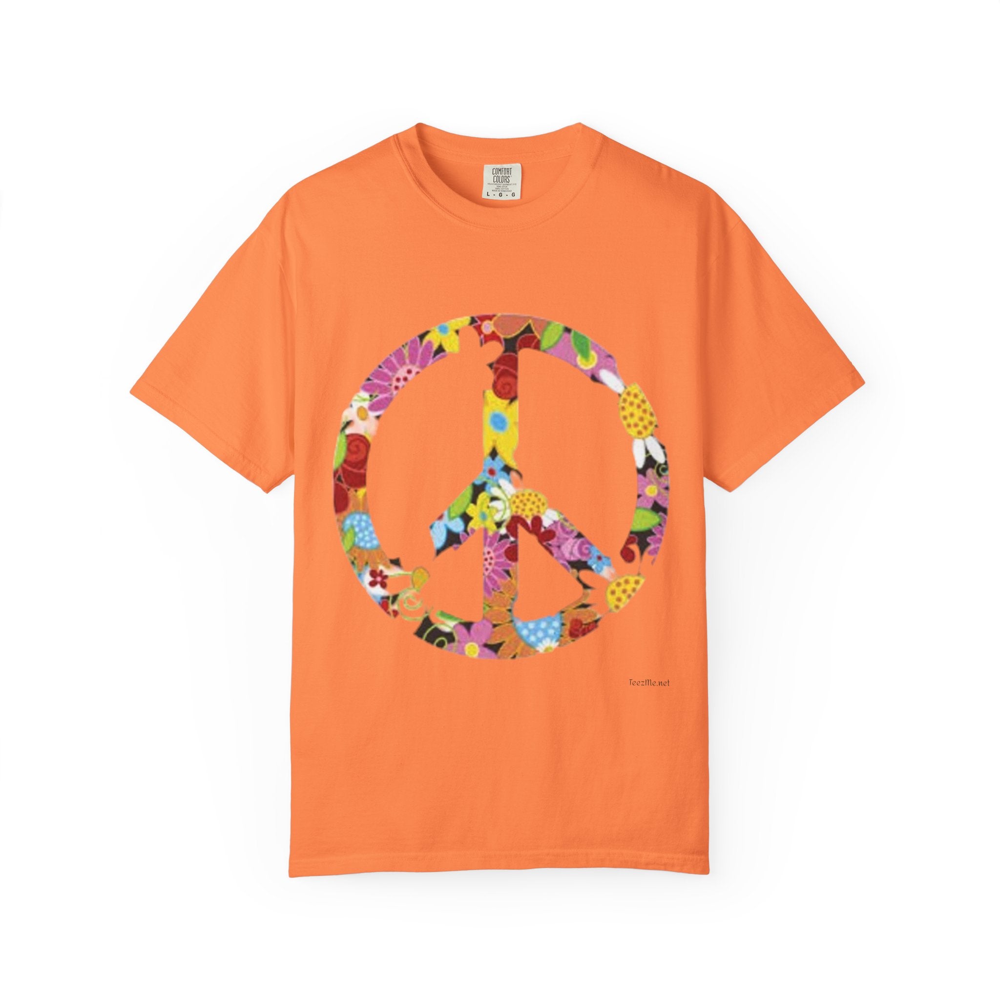 Peace Sign Unisex Garment-Dyed T-shirt