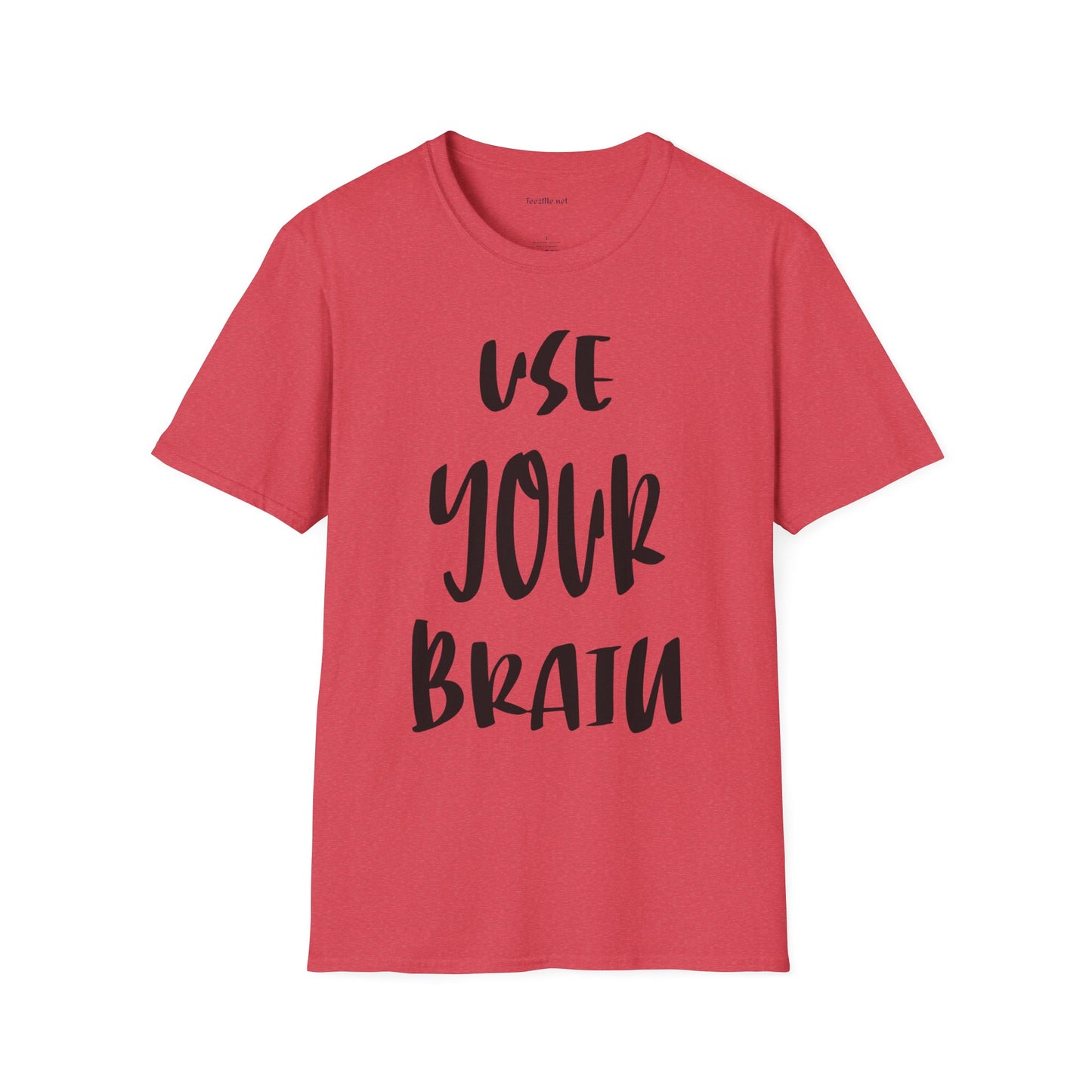 Use Your Brain Unisex Soft Style T-Shirt 100% Cotton Graphic