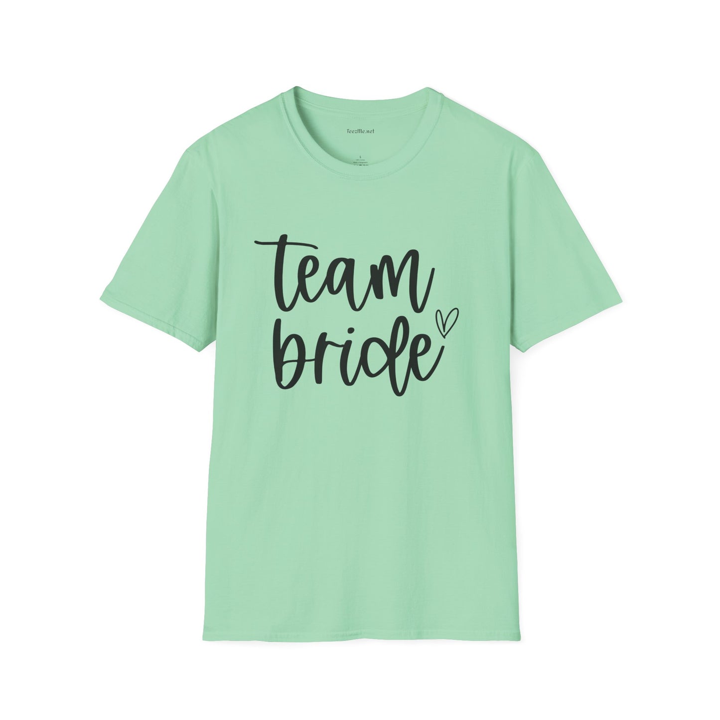 Team Bride Unisex Softstyle T-Shirt 100% Cotton Graphic Bridal Party