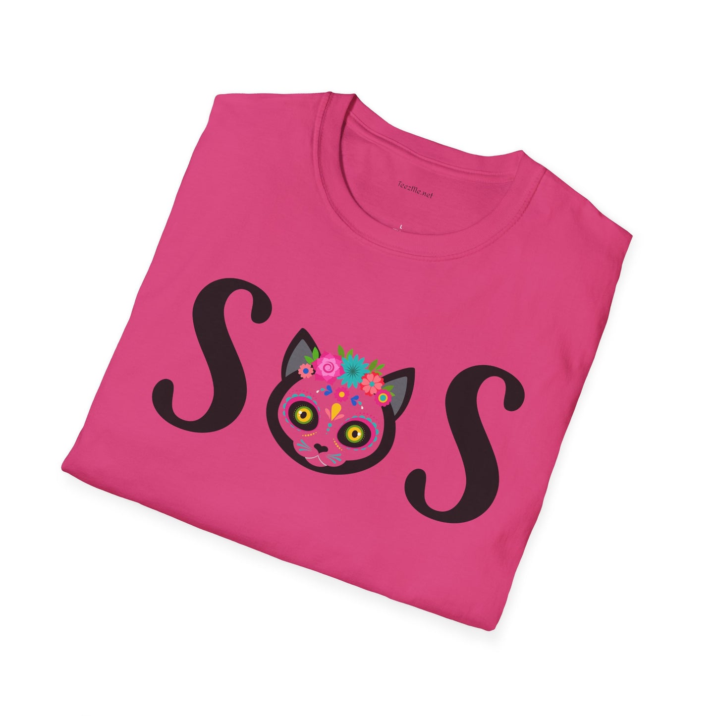 S O S - Unisex Softstyle T-Shirt 100% Cotton Graphic