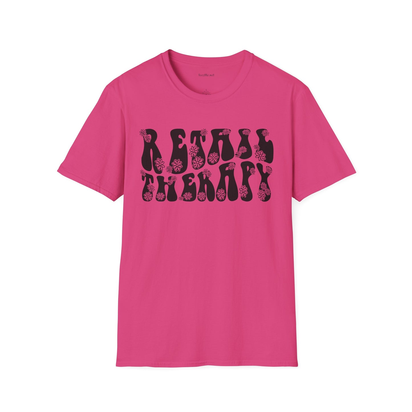 Retail Therapy Retro Unisex Softstyle T-Shirt 100% Cotton Graphic