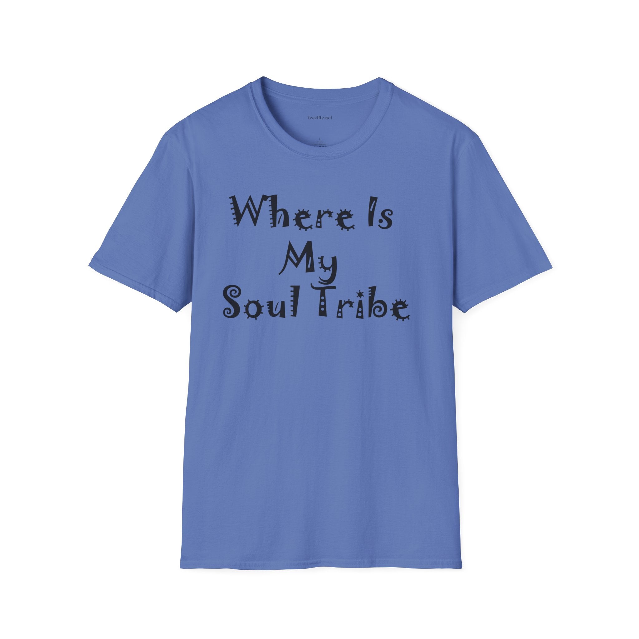 Where Is My Soul Tribe 03 Unisex Soft Style T-Shirt 100% Cotton Graphic