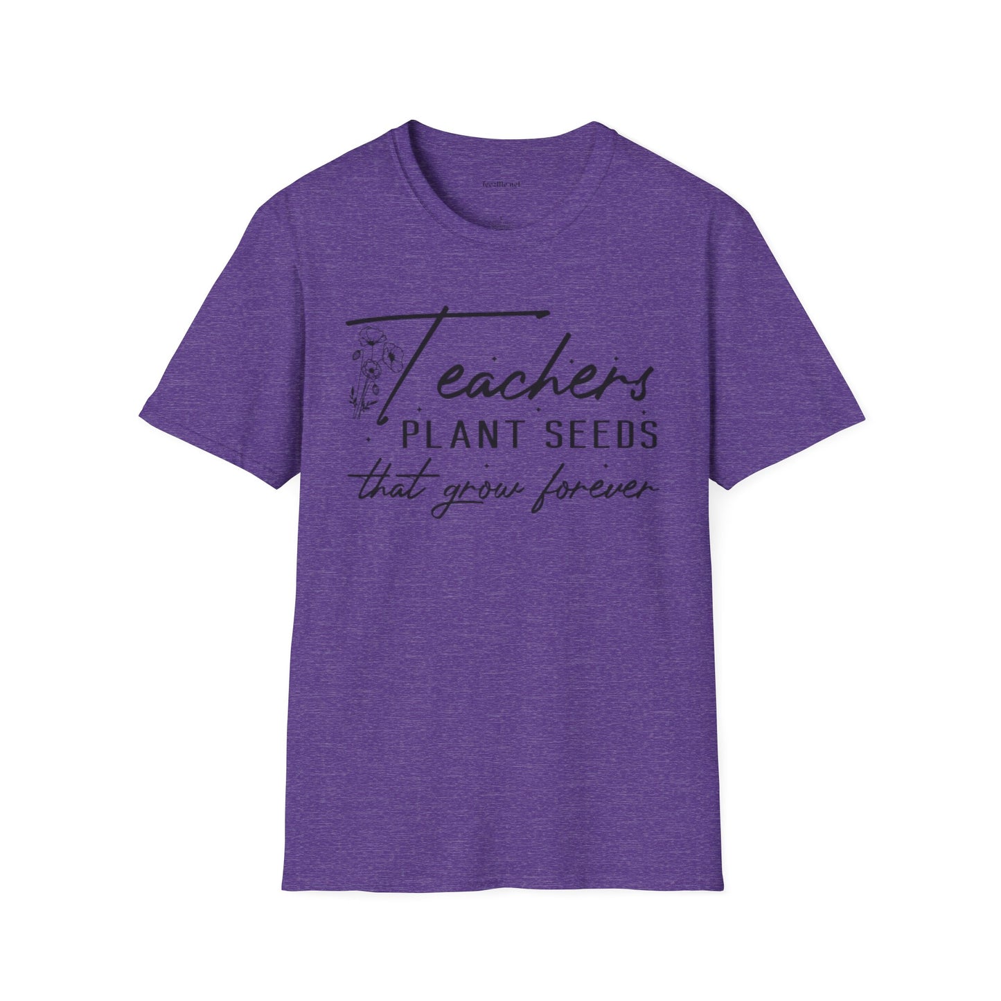 Teacher's Plant Seeds Unisex Soft Style T-Shirt 100% Cotton Graphic