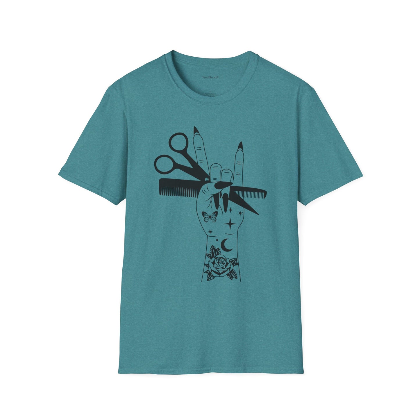 Hairstylist Boho Unisex Softstyle T-Shirt 100% Cotton Graphic