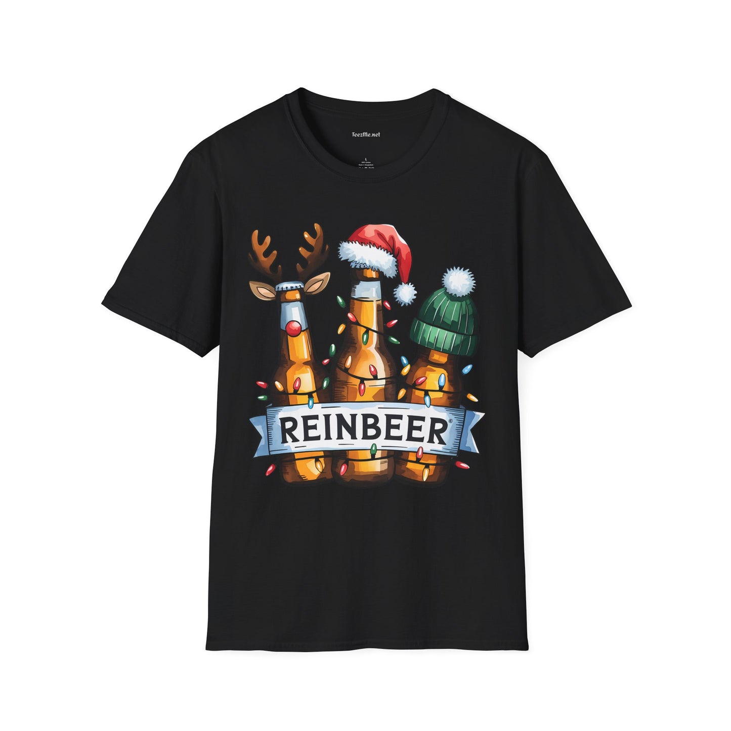 REINBEER Unisex Softstyle T-Shirt 100% Cotton
