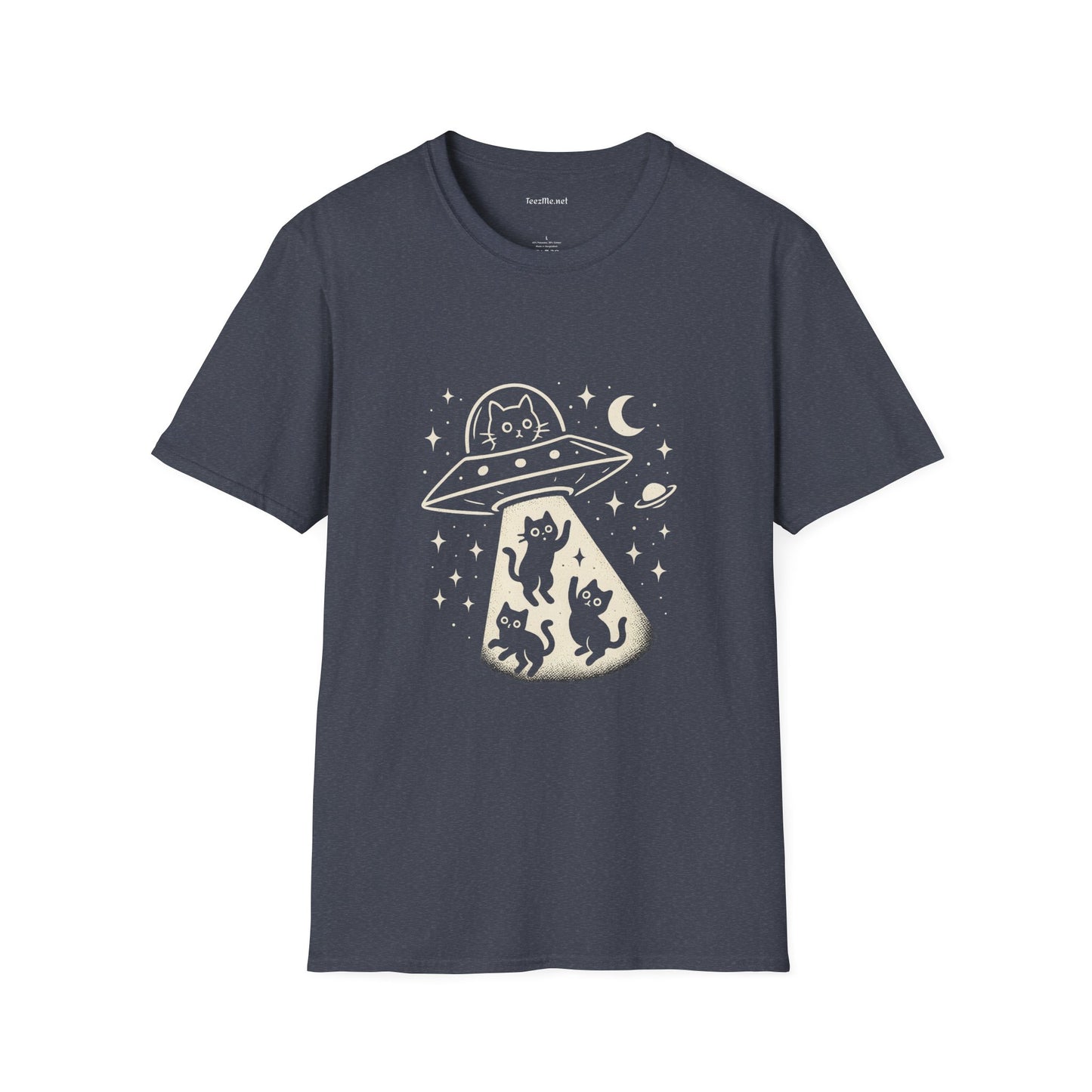 UFO Cats Unisex Softstyle T-Shirt 100% Cotton Graphic
