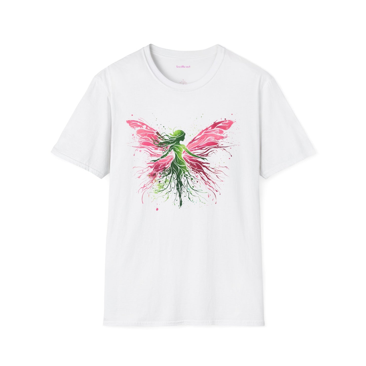 Fairy Garden 02 Unisex SoftStyle T-Shirt 100% Cotton Graphic