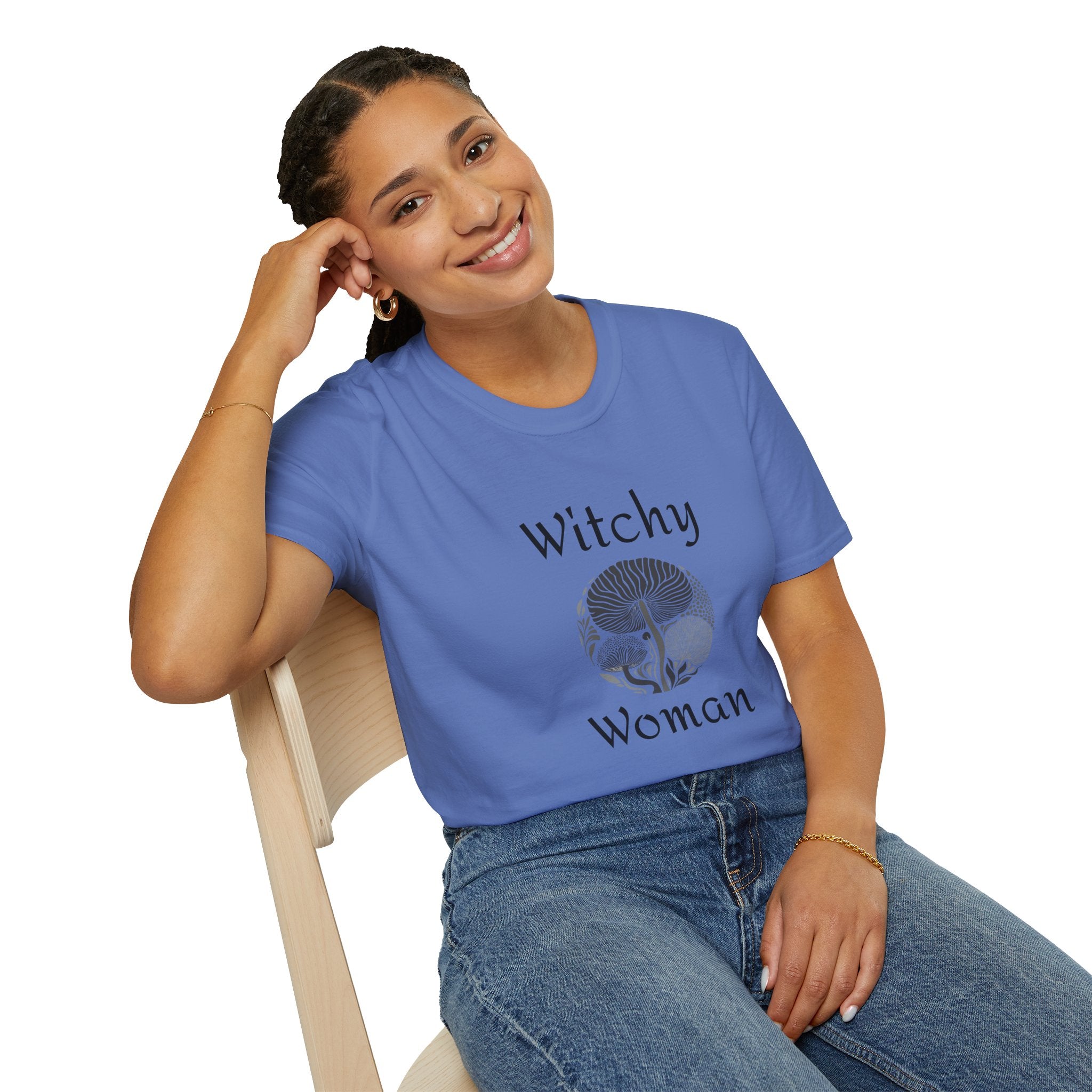 Witchy Woman - Unisex Softstyle T-Shirt 100% Cotton Graphic