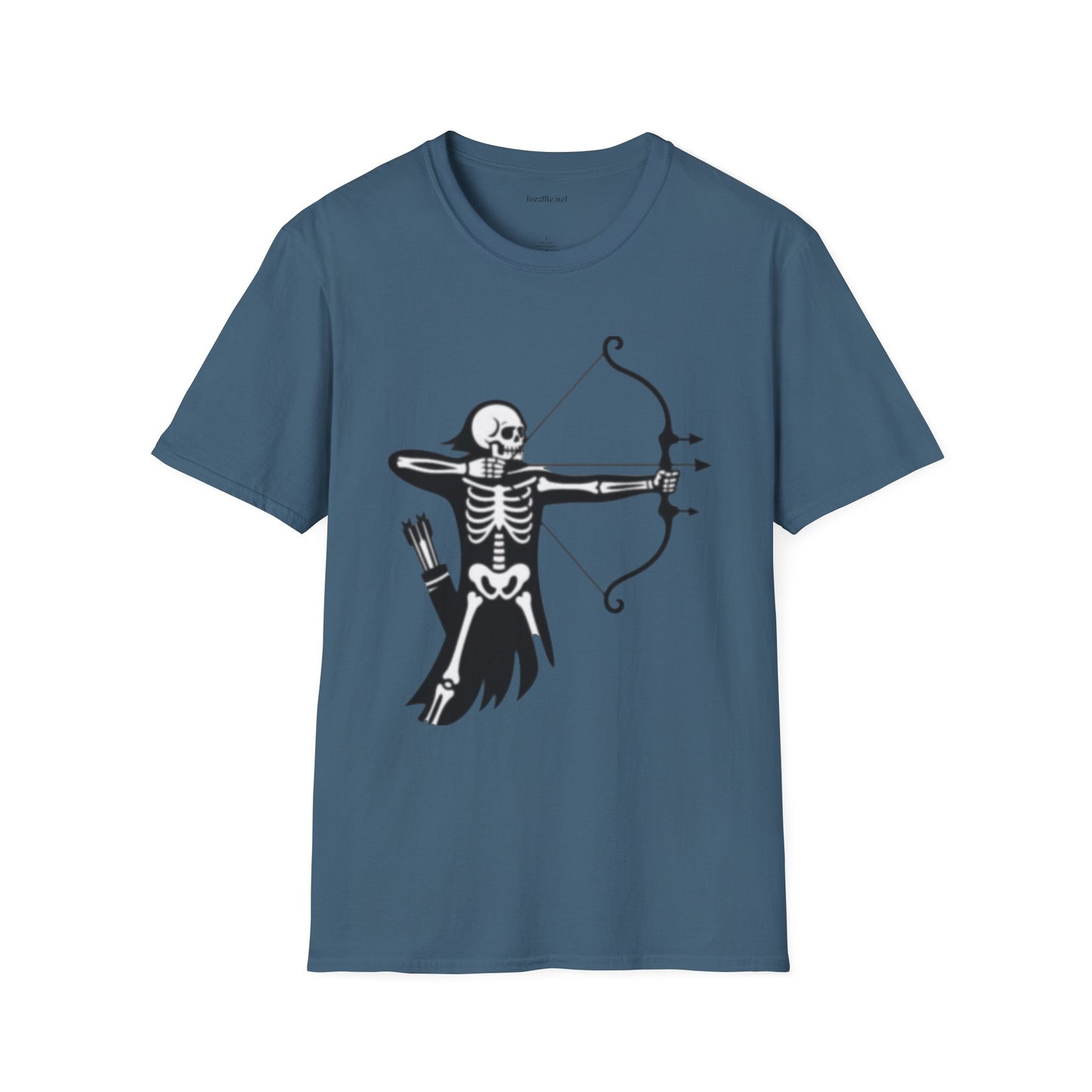 Skeleton Archer Unisex Softstyle T-Shirt 100% Cotton Graphic