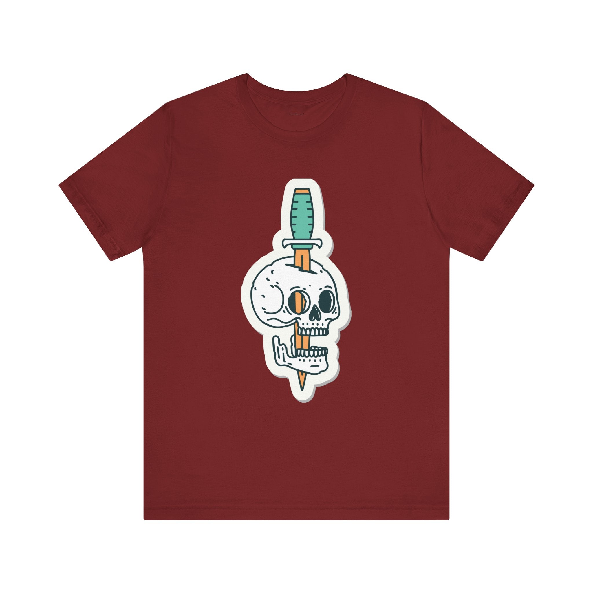 Skull dagger - Unisex Jersey Short Sleeve Tee
