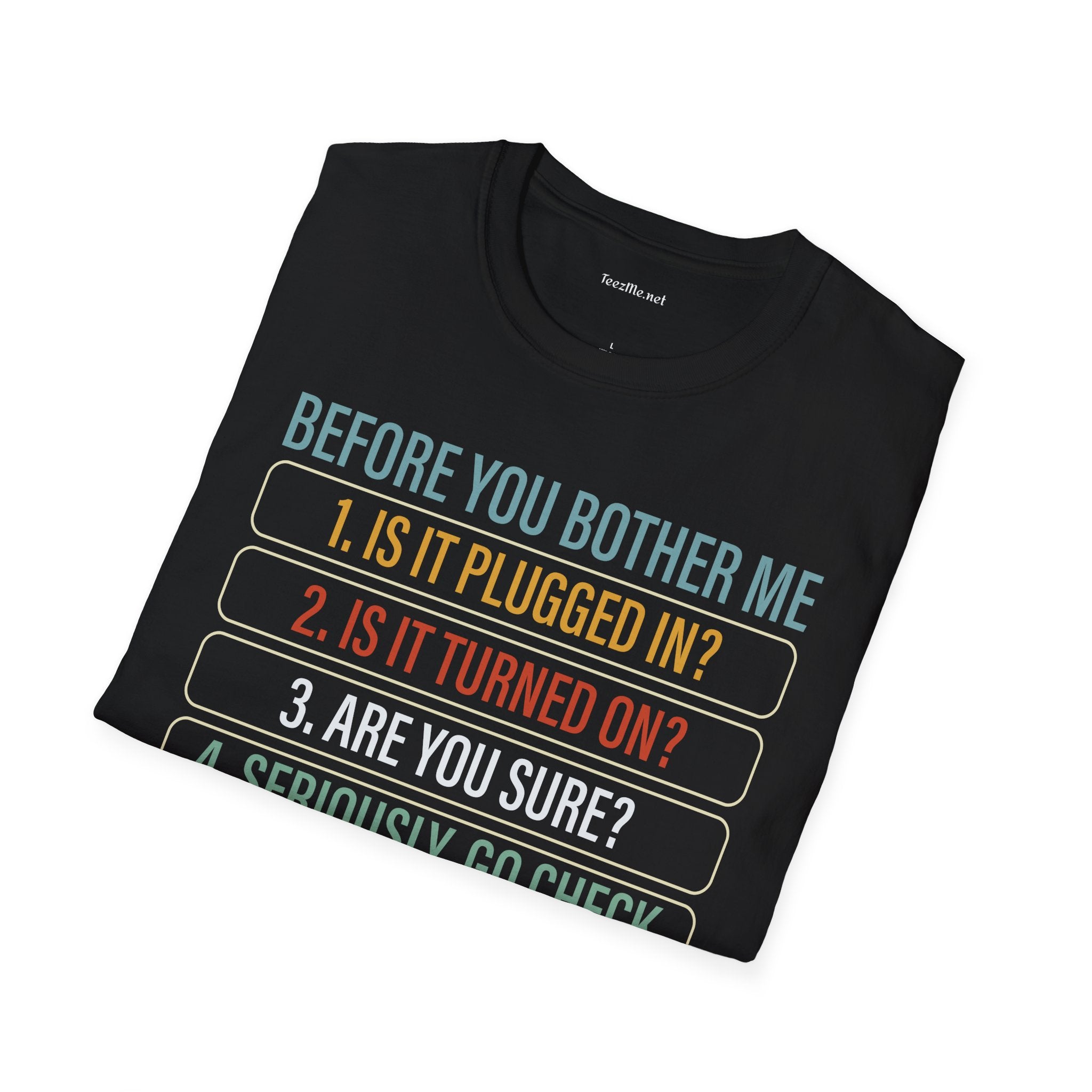 Info Technology 01 Unisex SoftStyle T-Shirt 100% Cotton