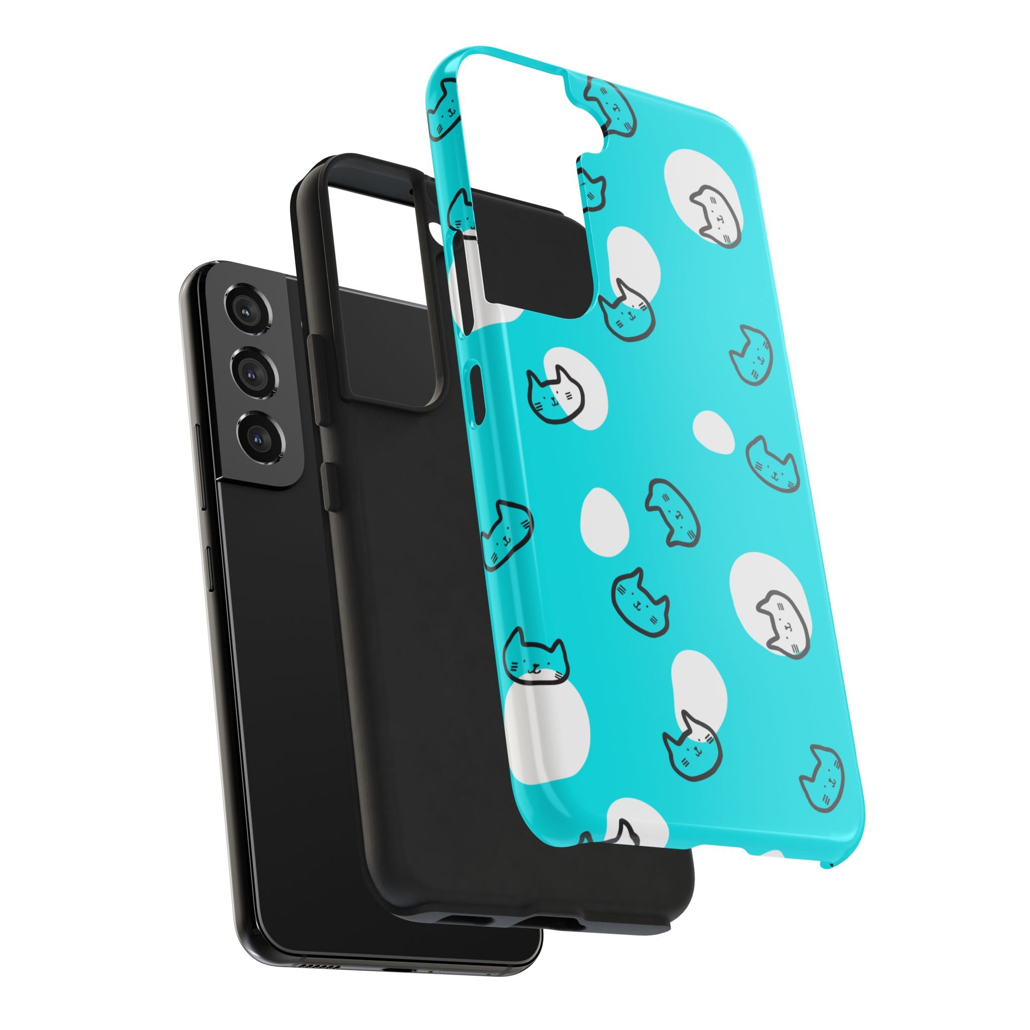 Cute Cat Pattern Cell Phone Case Tough Phone Cases