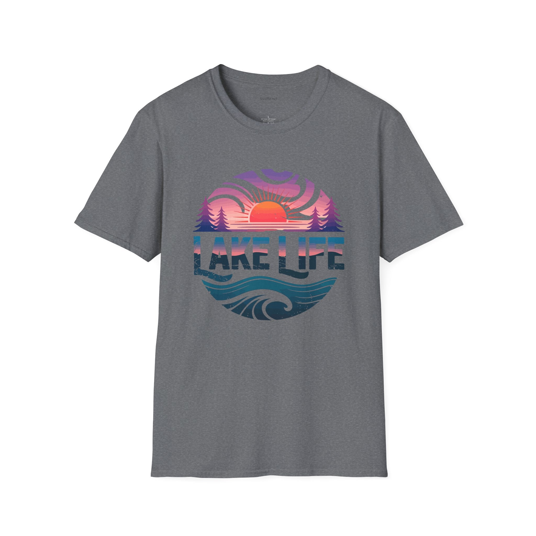Lake Life  - Unisex Softstyle T-Shirt 100% Cotton Graphic