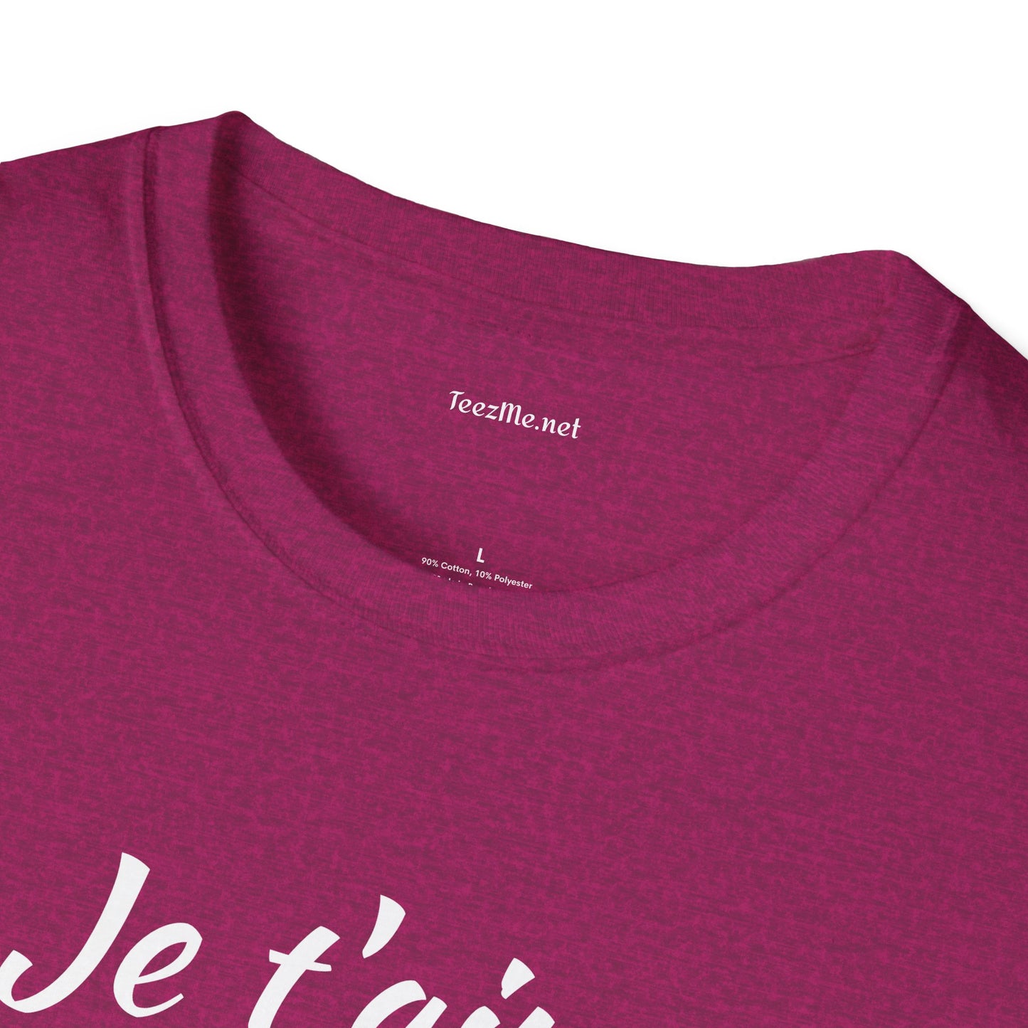 Je t'aime - Unisex Softstyle T-Shirt 100% Cotton Graphic