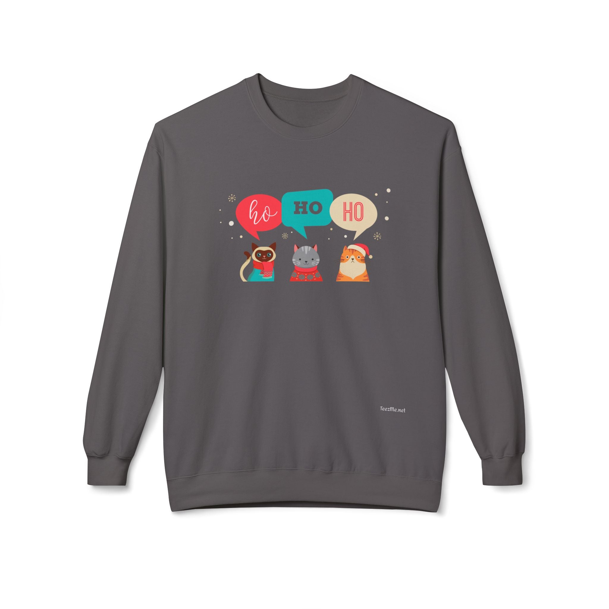 Ho Ho Ho - Unisex Midweight Softstyle Fleece Crewneck Sweatshirt