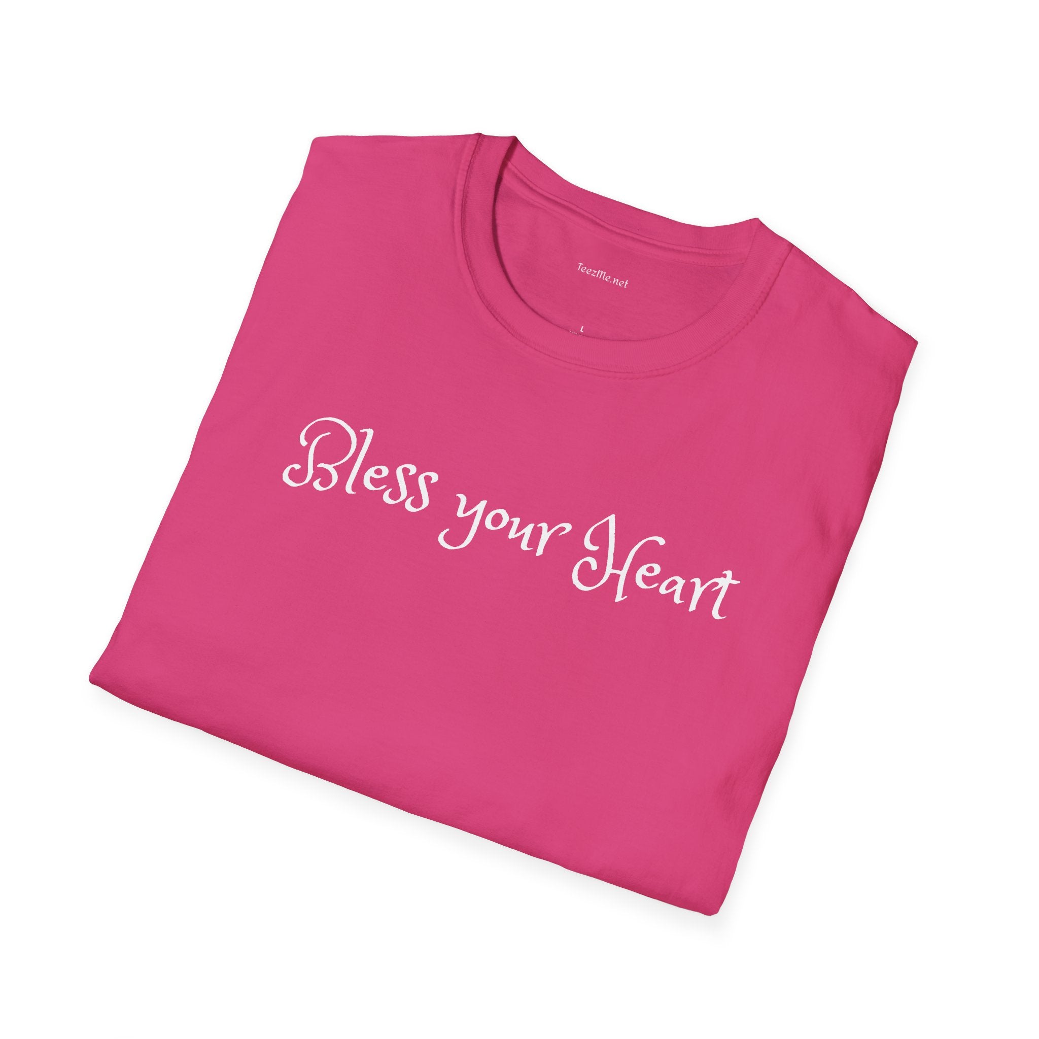 Bless your heart - Unisex Softstyle T-Shirt 100% Cotton Graphic