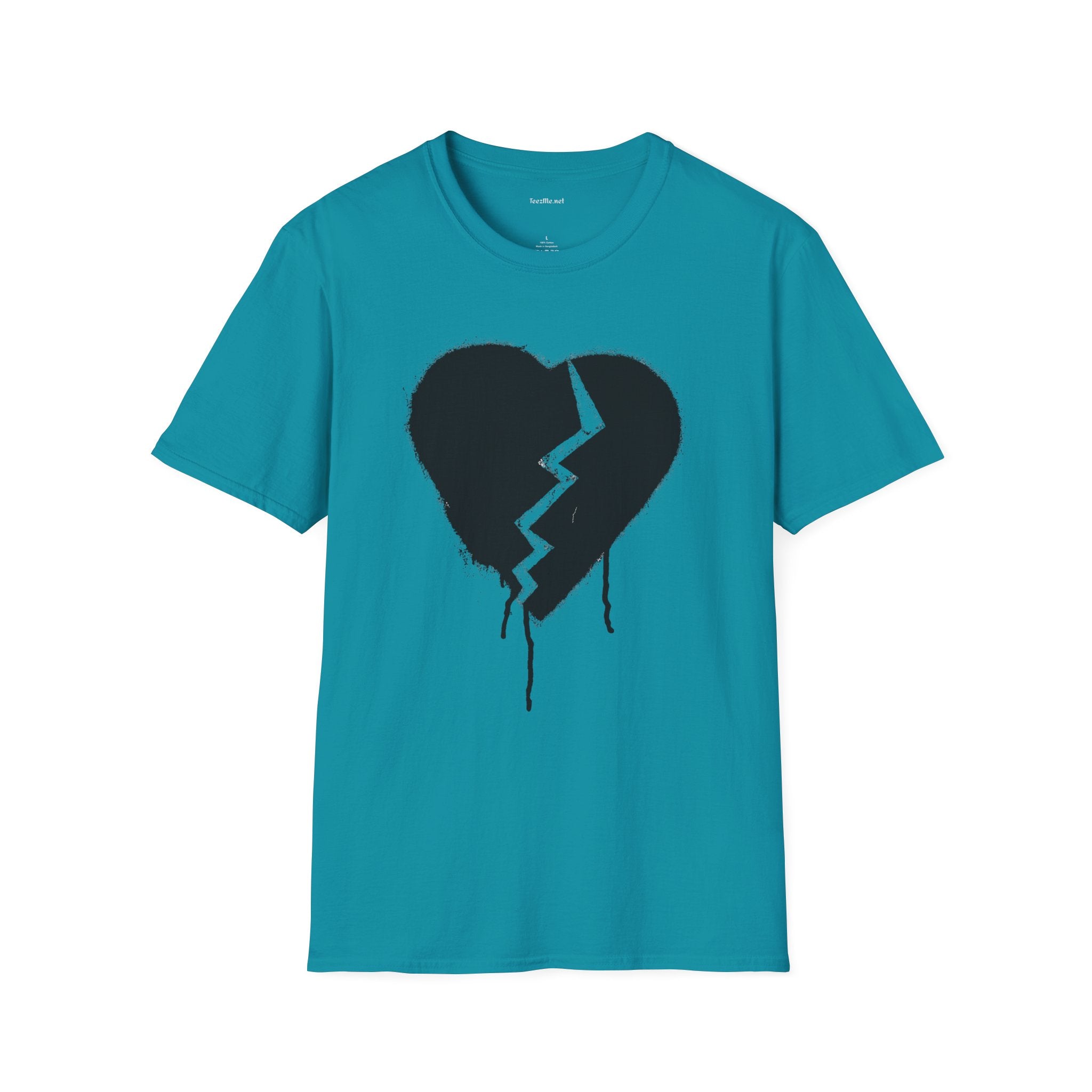 Broken Heart  - Unisex Softstyle T-Shirt 100% Cotton Graphic