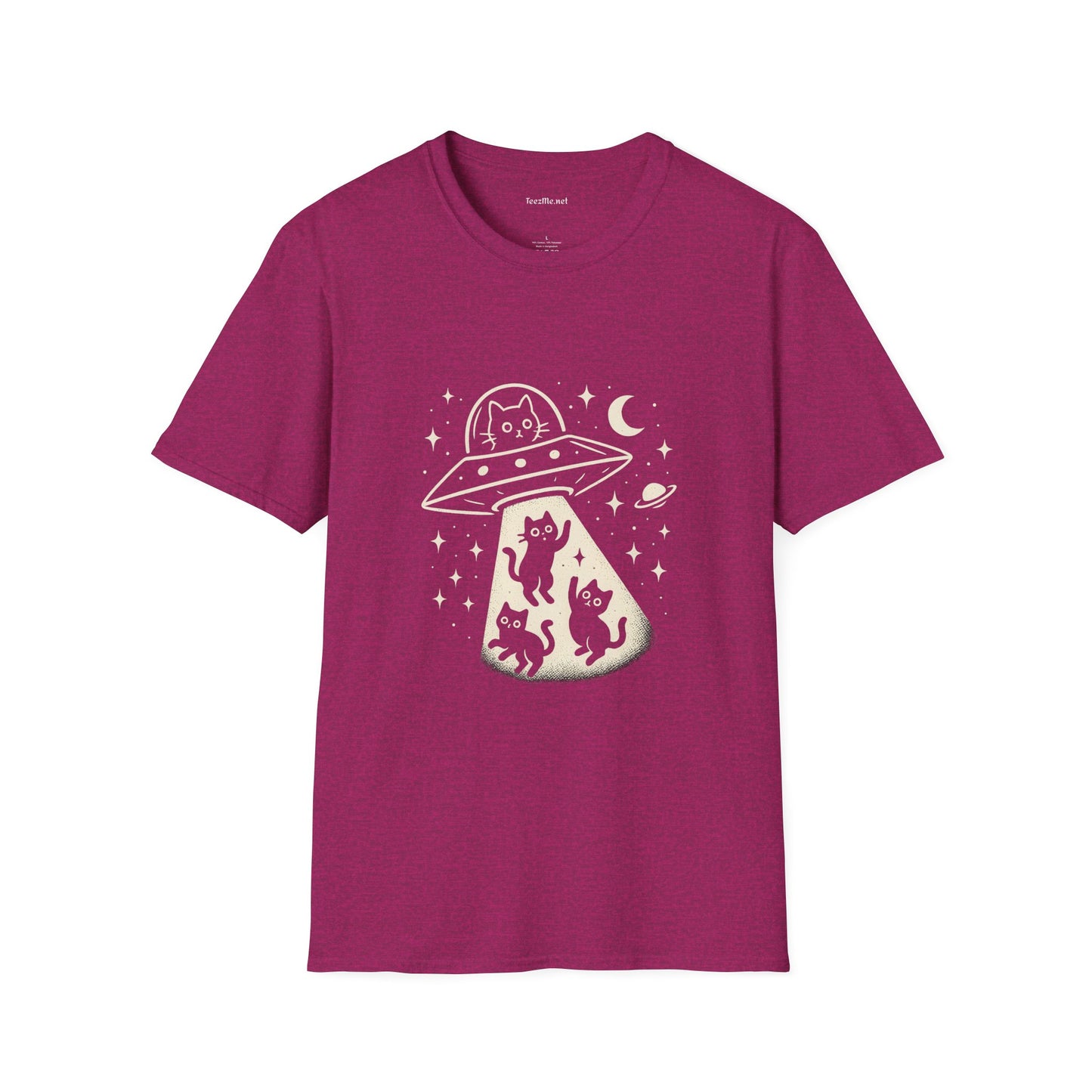 UFO Cats Unisex Softstyle T-Shirt 100% Cotton Graphic