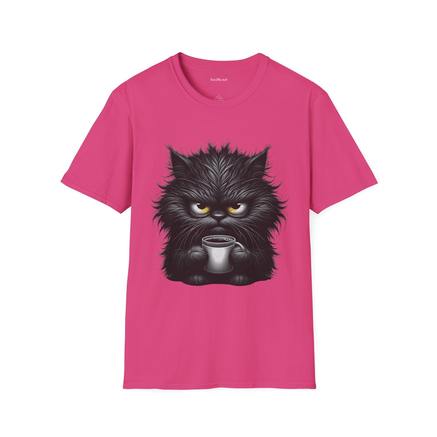 Adorable Grumpy Cat 01 Unisex SoftStyle T-Shirt 100% Cotton Graphic