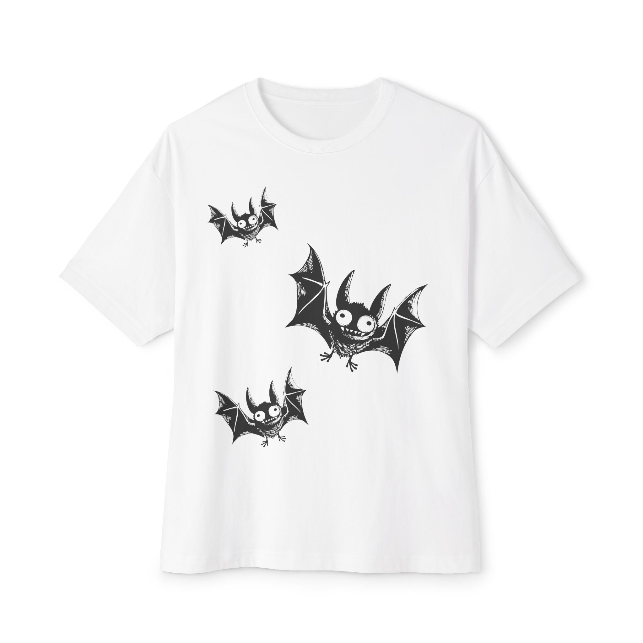Cute Bats Unisex Oversized Boxy Tee