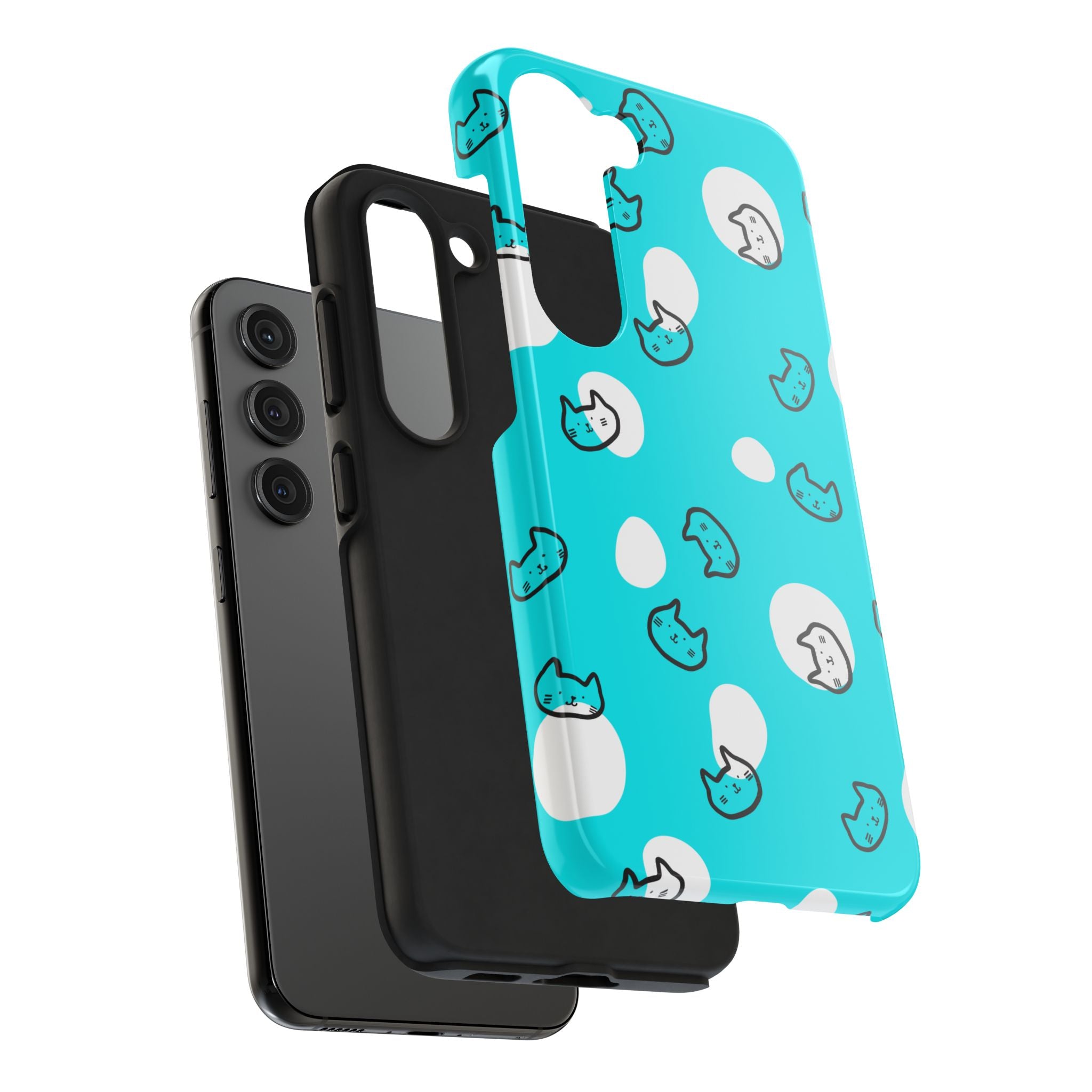 Cute Cat Pattern Cell Phone Case Tough Phone Cases