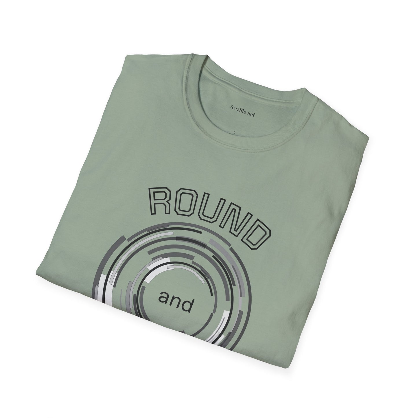 Round and Round - Unisex Softstyle T-Shirt 100% Cotton Graphic