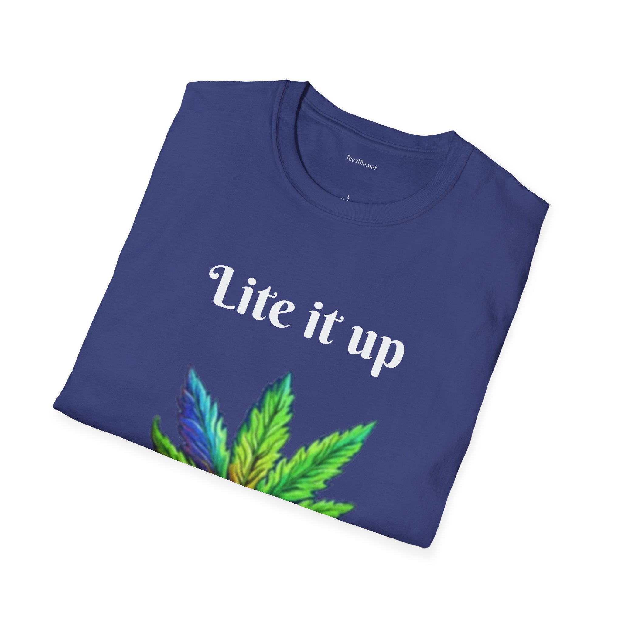 Lite it up - Unisex Softstyle T-Shirt 100% Cotton Graphic