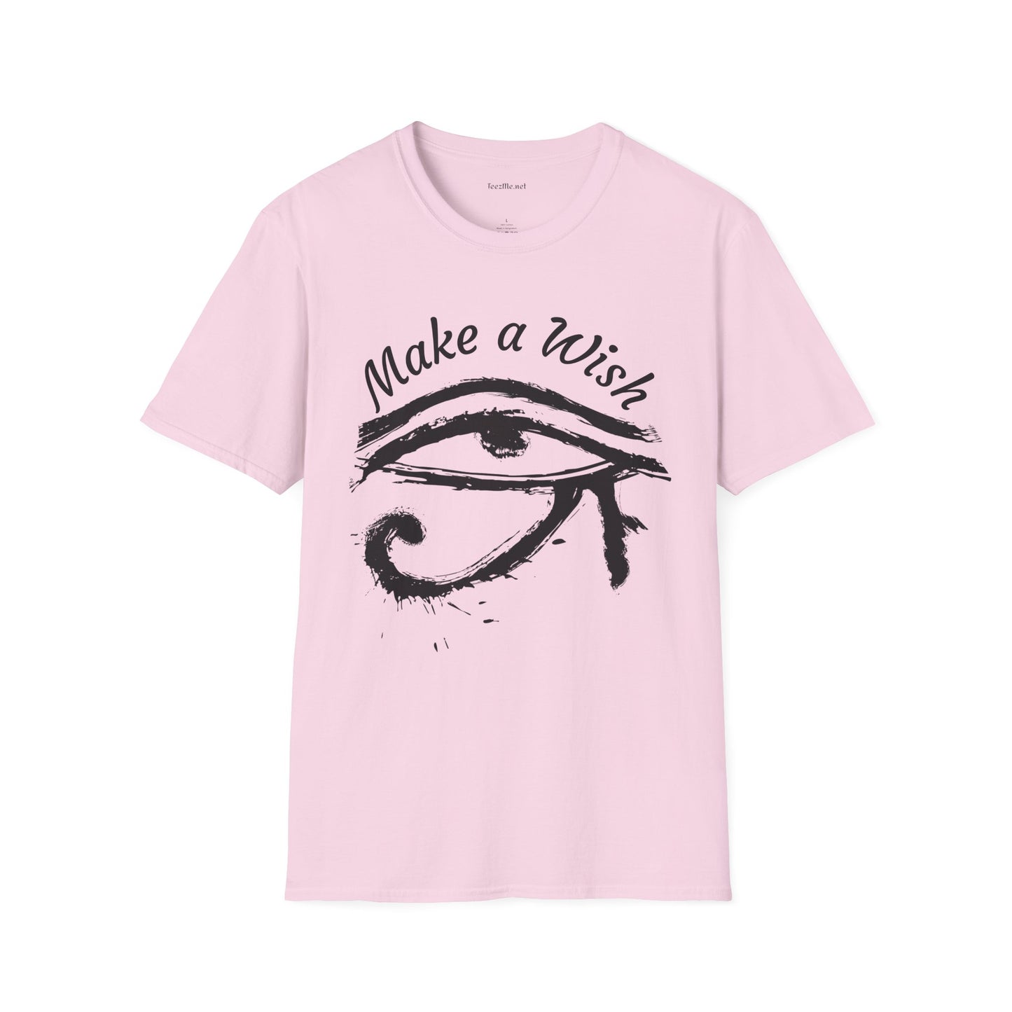 Make a Wish Eye of Horus Unisex Softstyle T-Shirt 100% Cotton