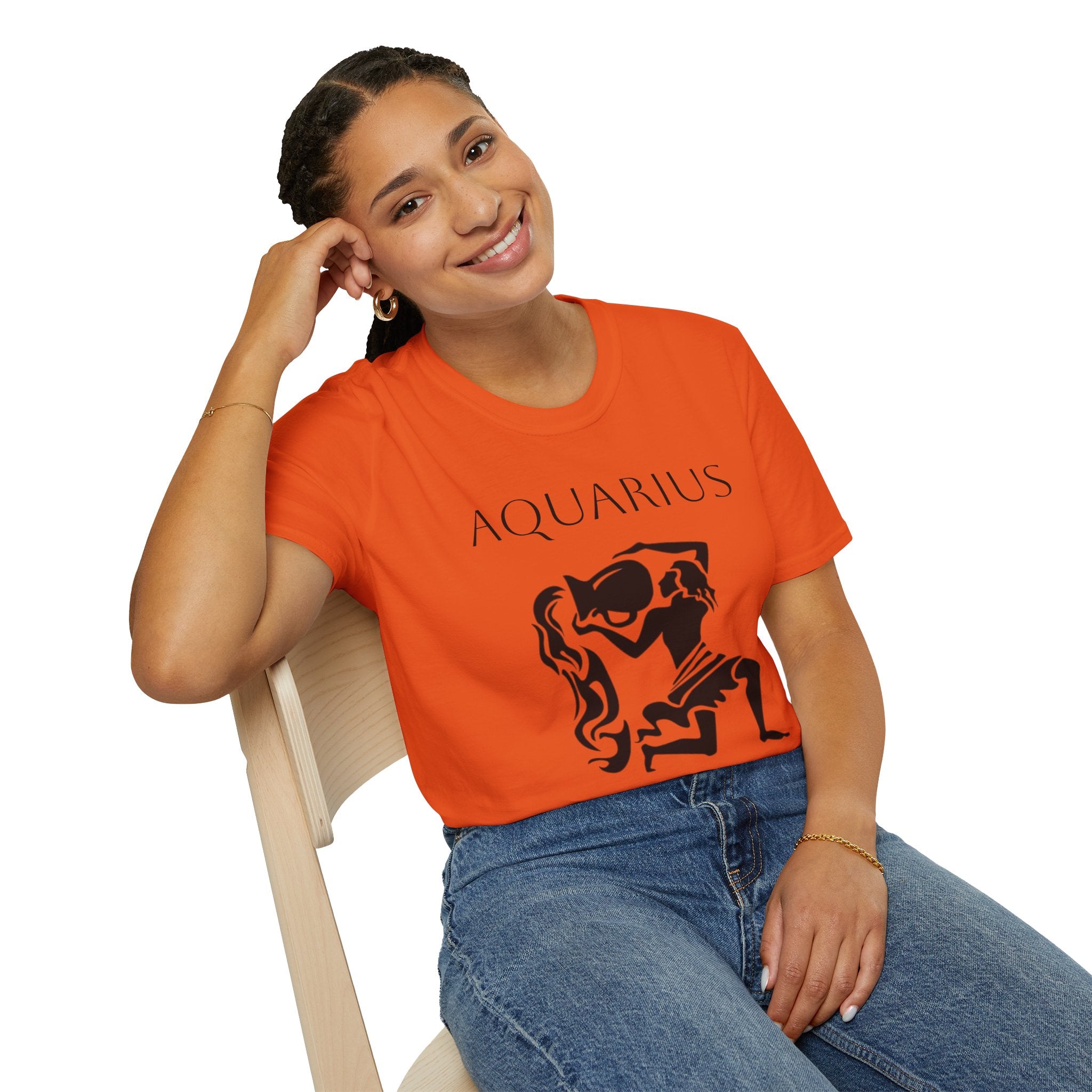 AQUARIUS - Unisex Softstyle T-Shirt 100% Cotton Graphic