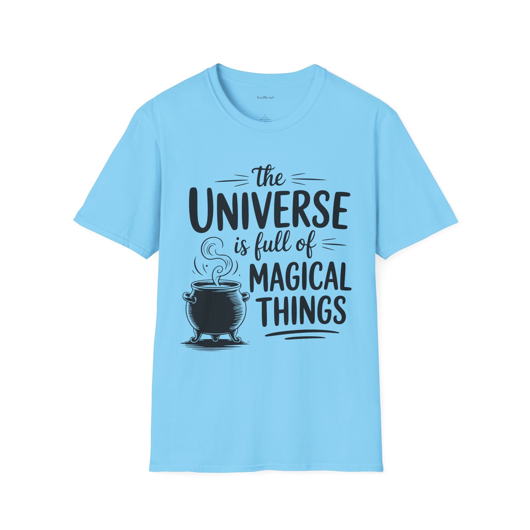 T-Shirt — “The Universe Is Full of Magical Things” Inspirational Graphic Tee