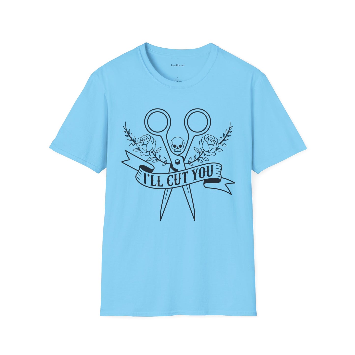 I'll Cut You Hairstylist Love Unisex Softstyle T-Shirt 100% Cotton Graphic