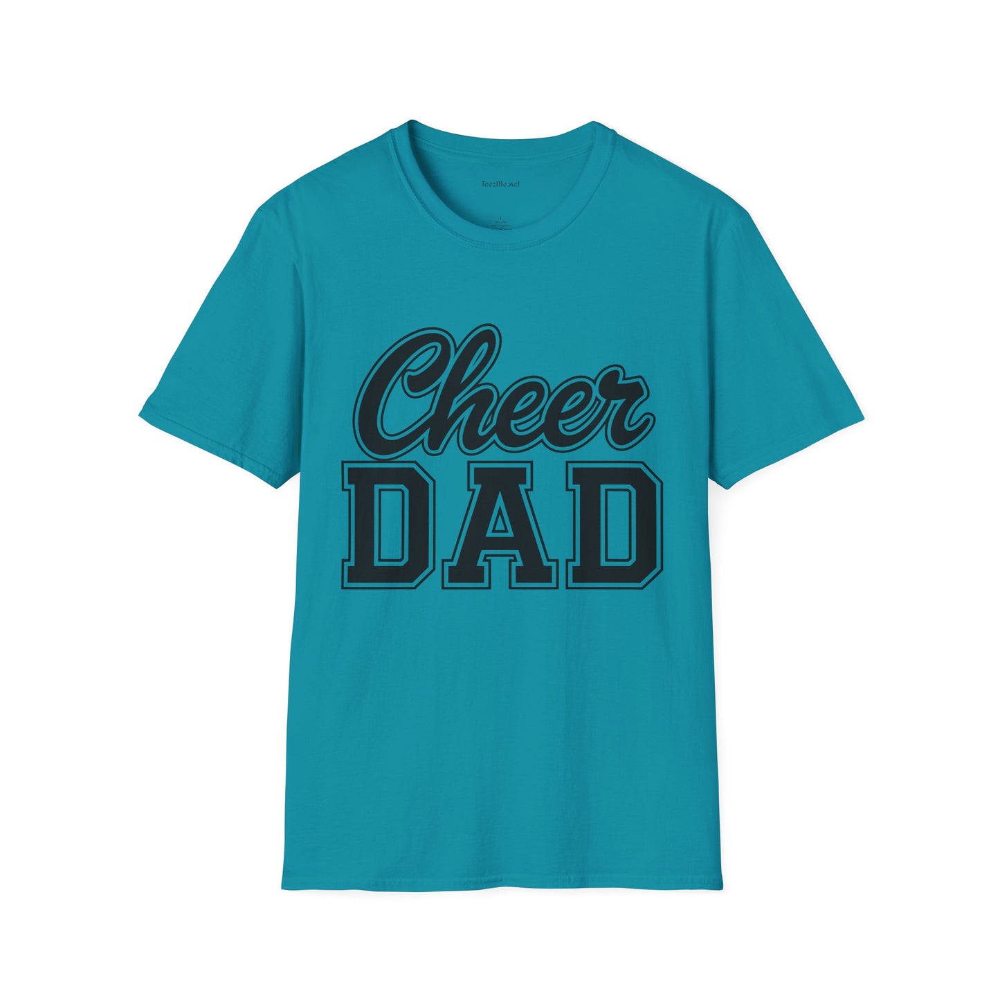 Cheer Dad Unisex Soft Style T-Shirt 100% Cotton Graphic