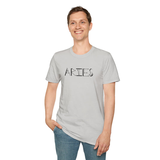 Aries Zodiac - Unisex Softstyle T-Shirt 100% Cotton Graphic