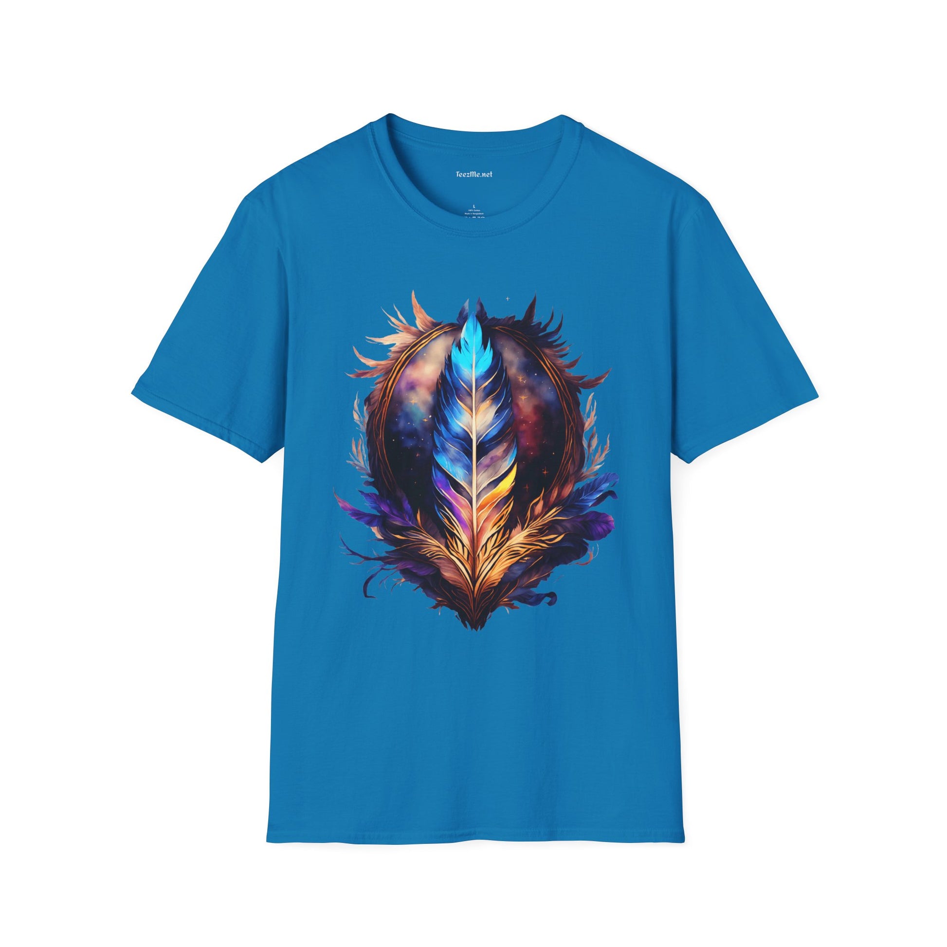 Eagle Feather Unisex Softstyle T-Shirt 100% Cotton Graphic