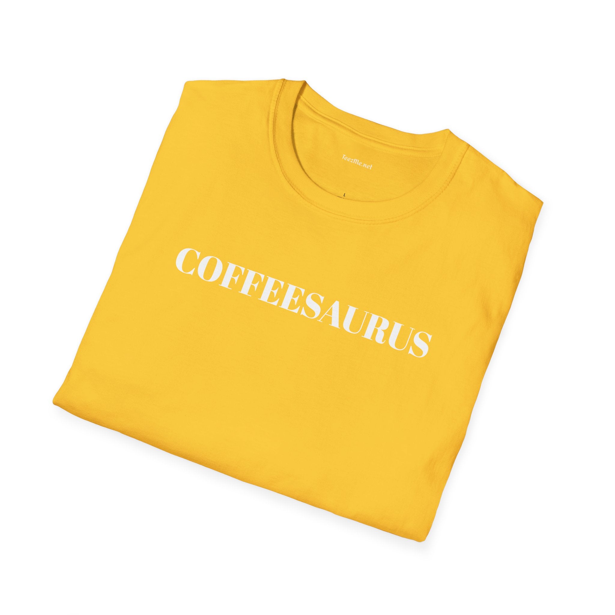 COFFEESAURUS - Unisex Softstyle T-Shirt 100% Cotton Graphic