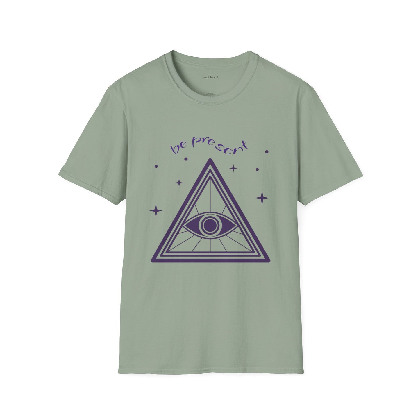 Be present (mystic sign) - Unisex Softstyle T-Shirt 100% Cotton Graphic