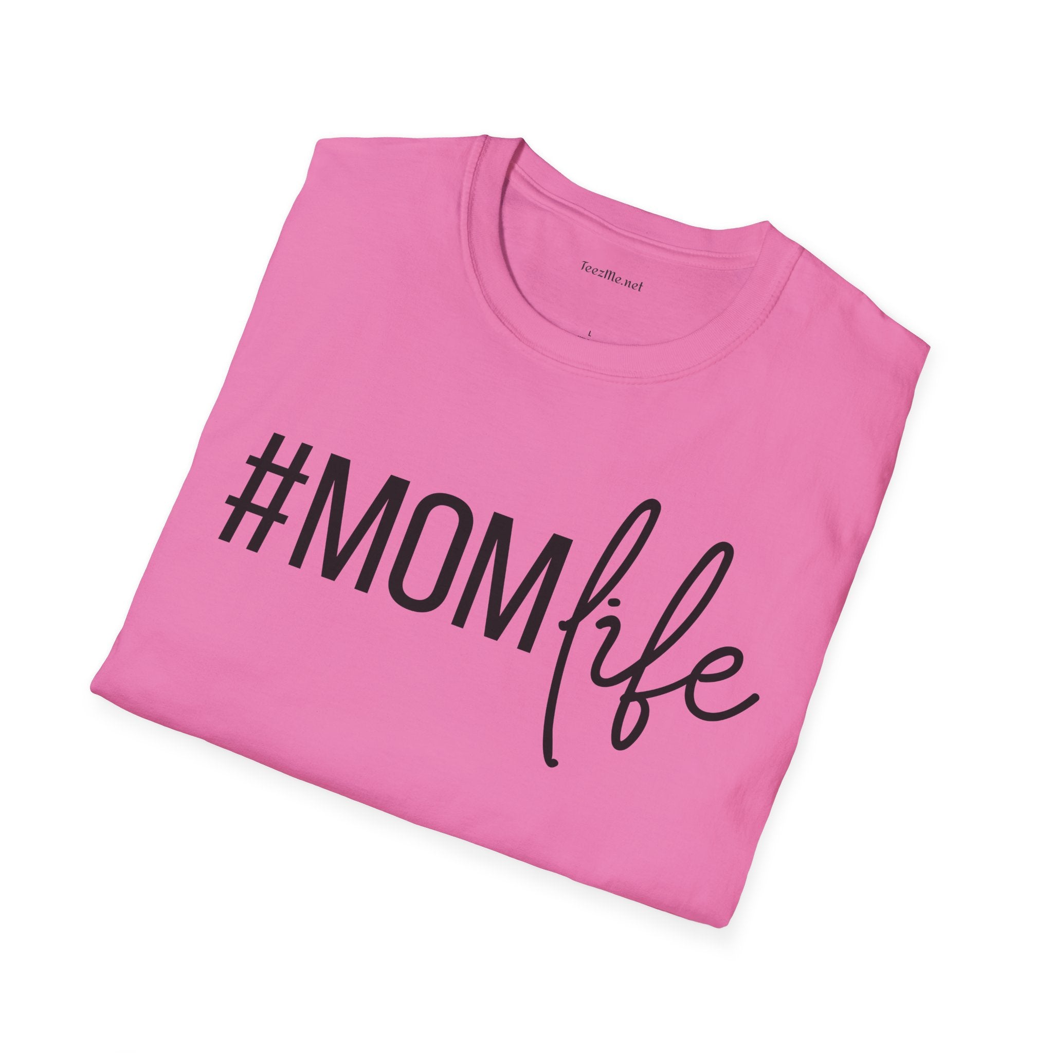 Mom Life 01 Unisex SoftStyle T-Shirt 100% Cotton Graphic