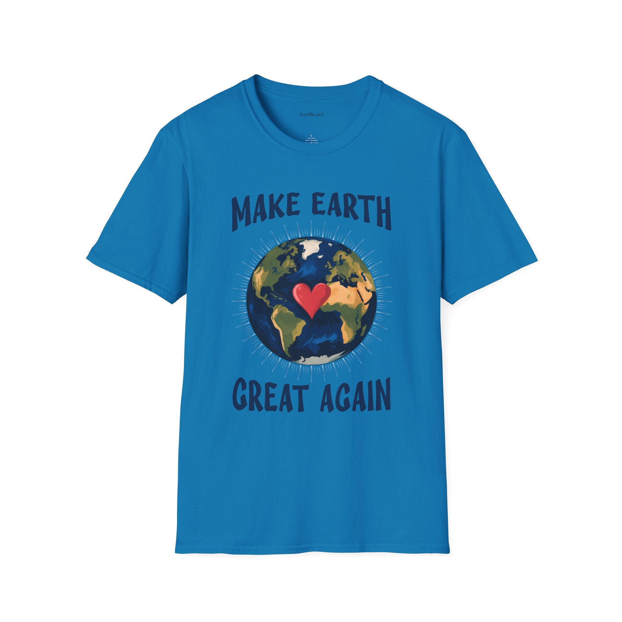 Make Earth Great 01 Unisex Softstyle T-Shirt 100% Cotton