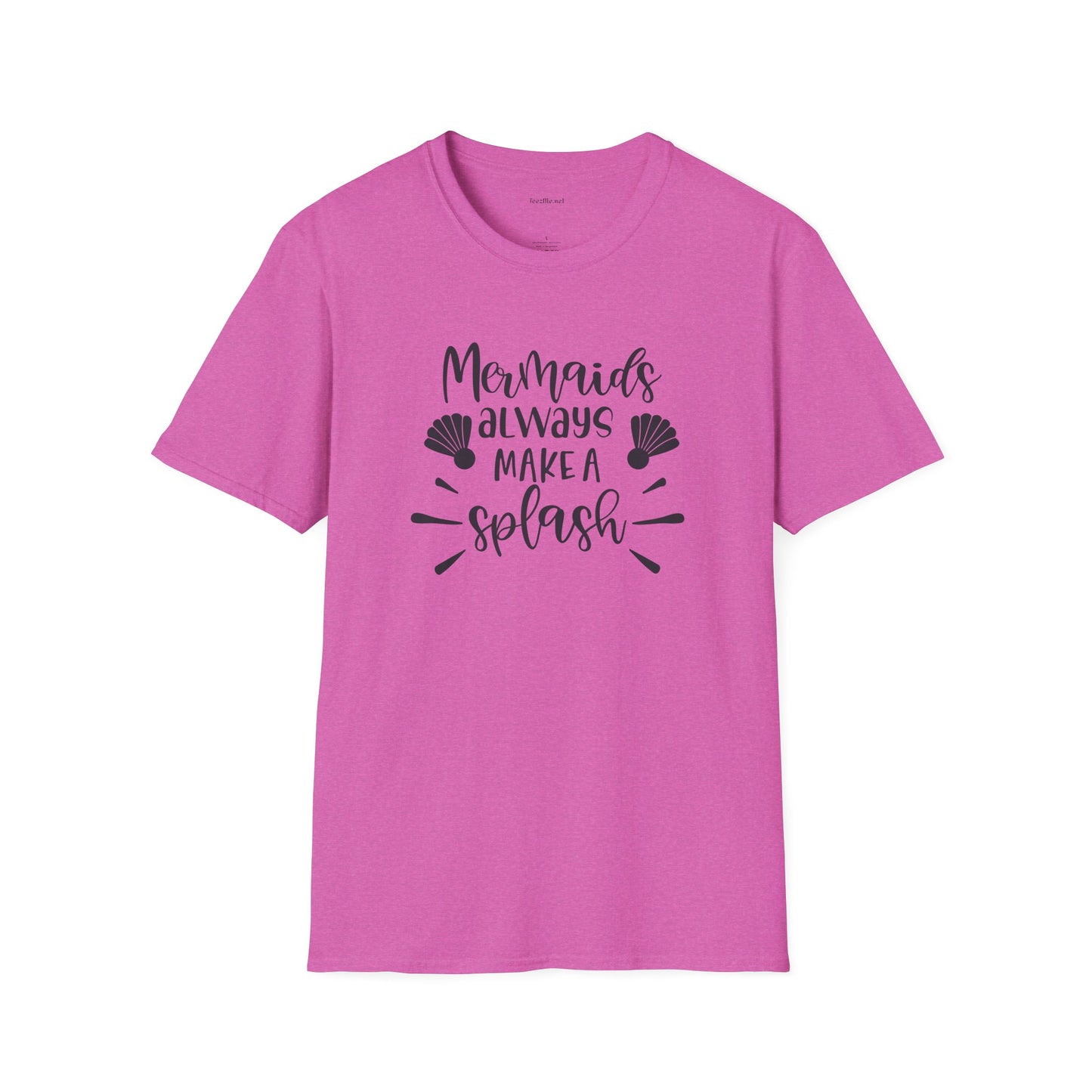 Mermaids make a splash - Unisex Softstyle T-Shirt 100% Cotton Graphic