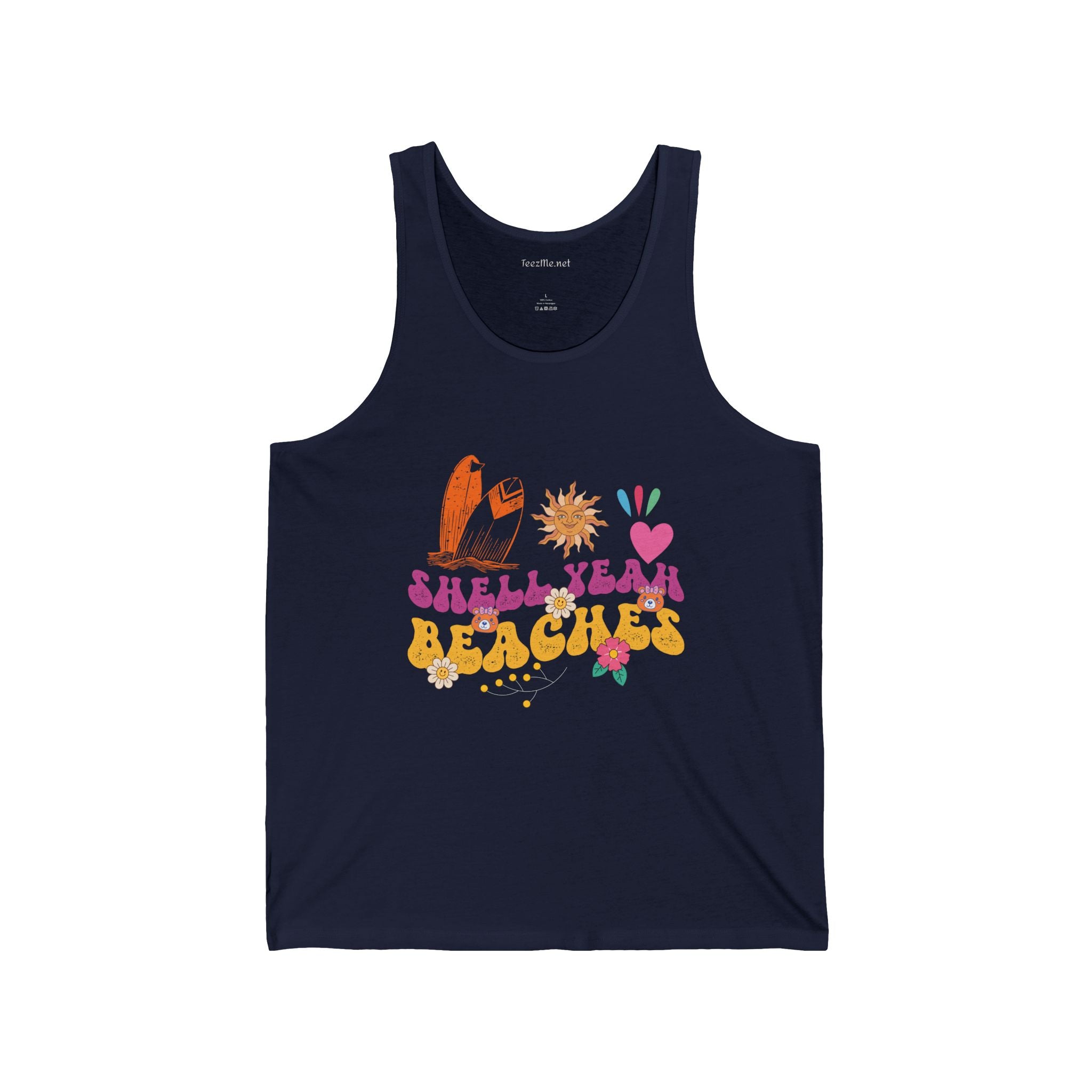 Shell Yeah Beaches 01 Unisex Jersey Tank
